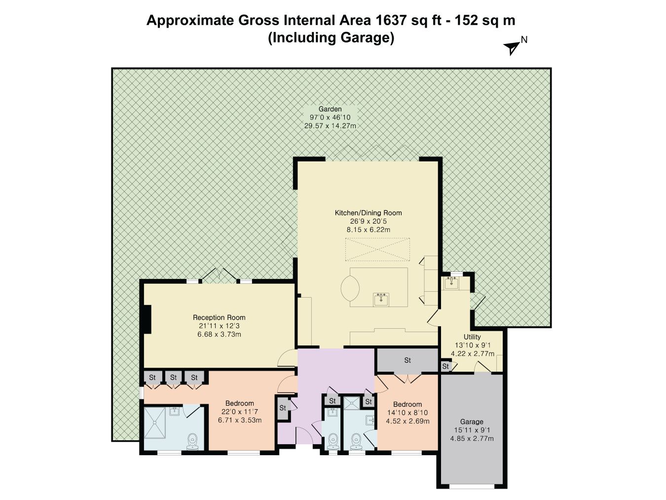 Vicarage Close, Bookham floorplan