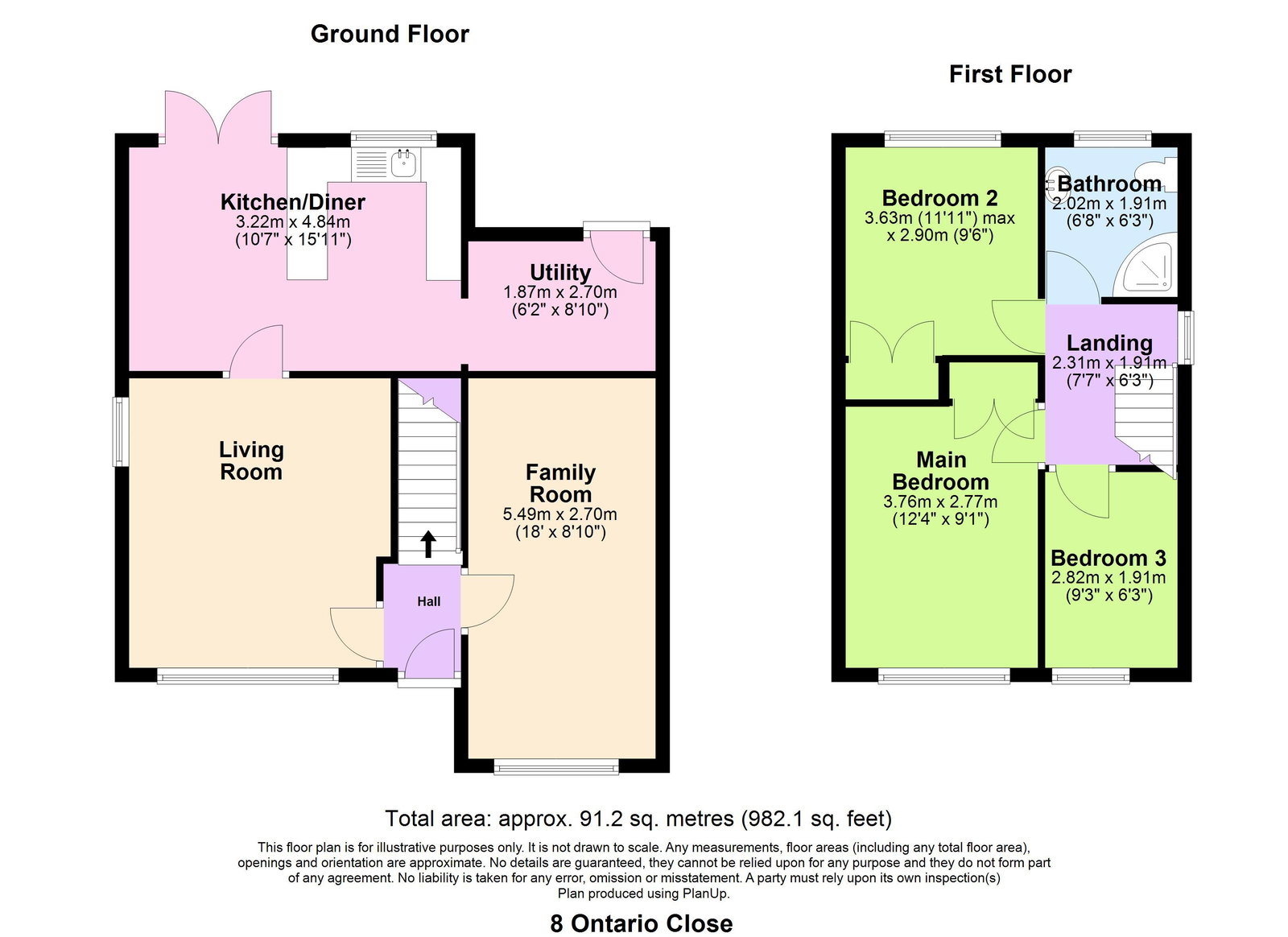 8, Ontario Close, Blackburn floorplan