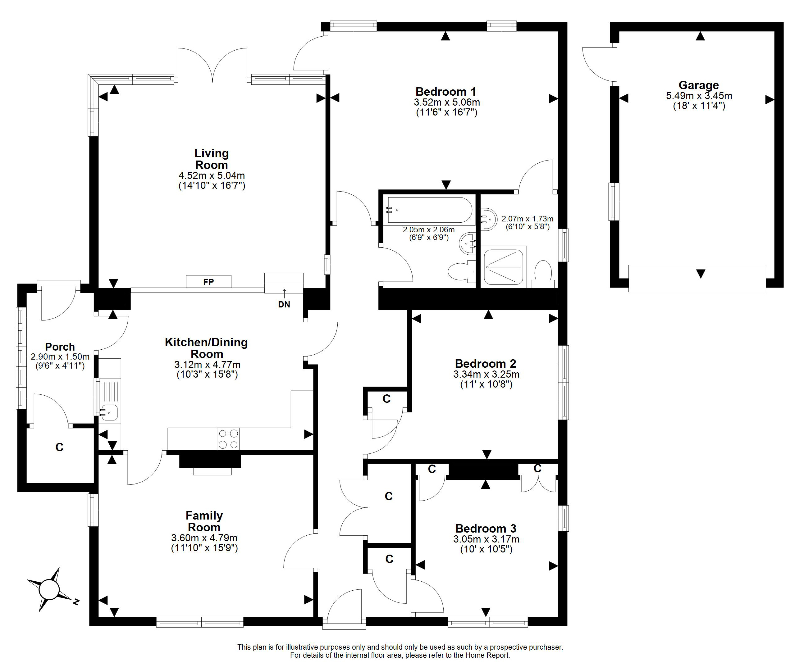12, Seafield Moor Road, Bilston, floorplan