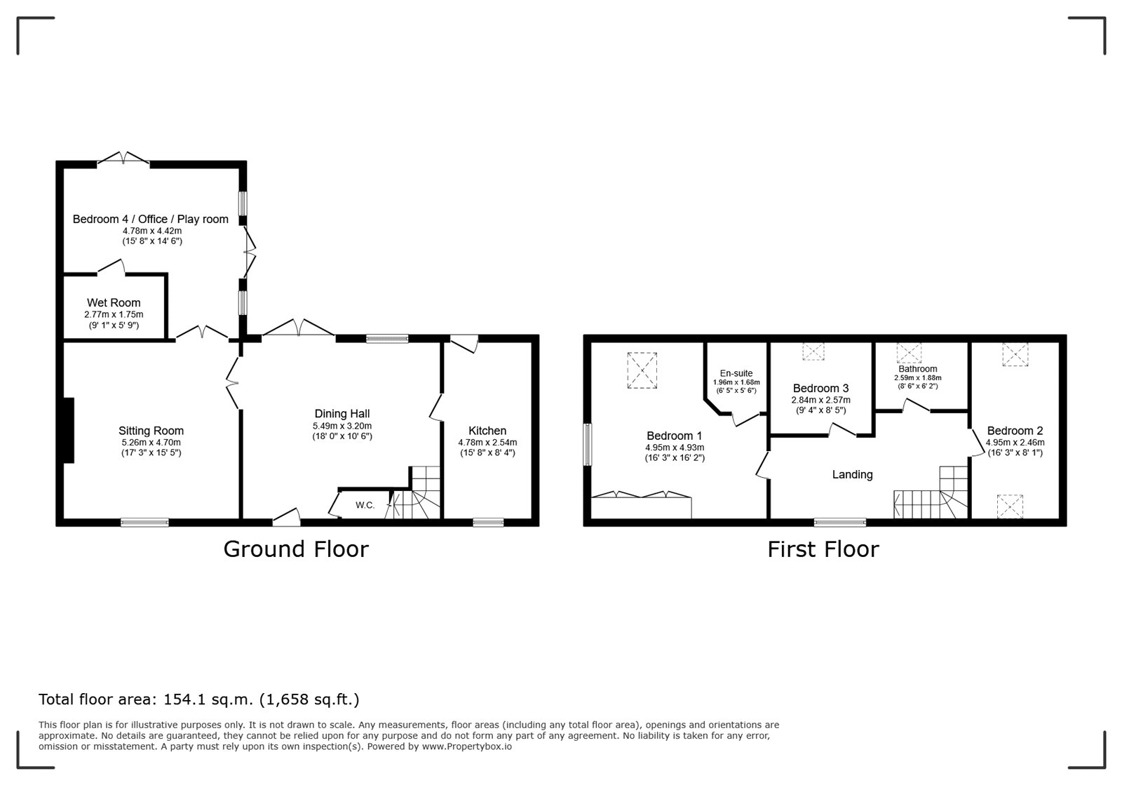 Cruck Barn,, Trotshill Lane East, Worcestershire floorplan