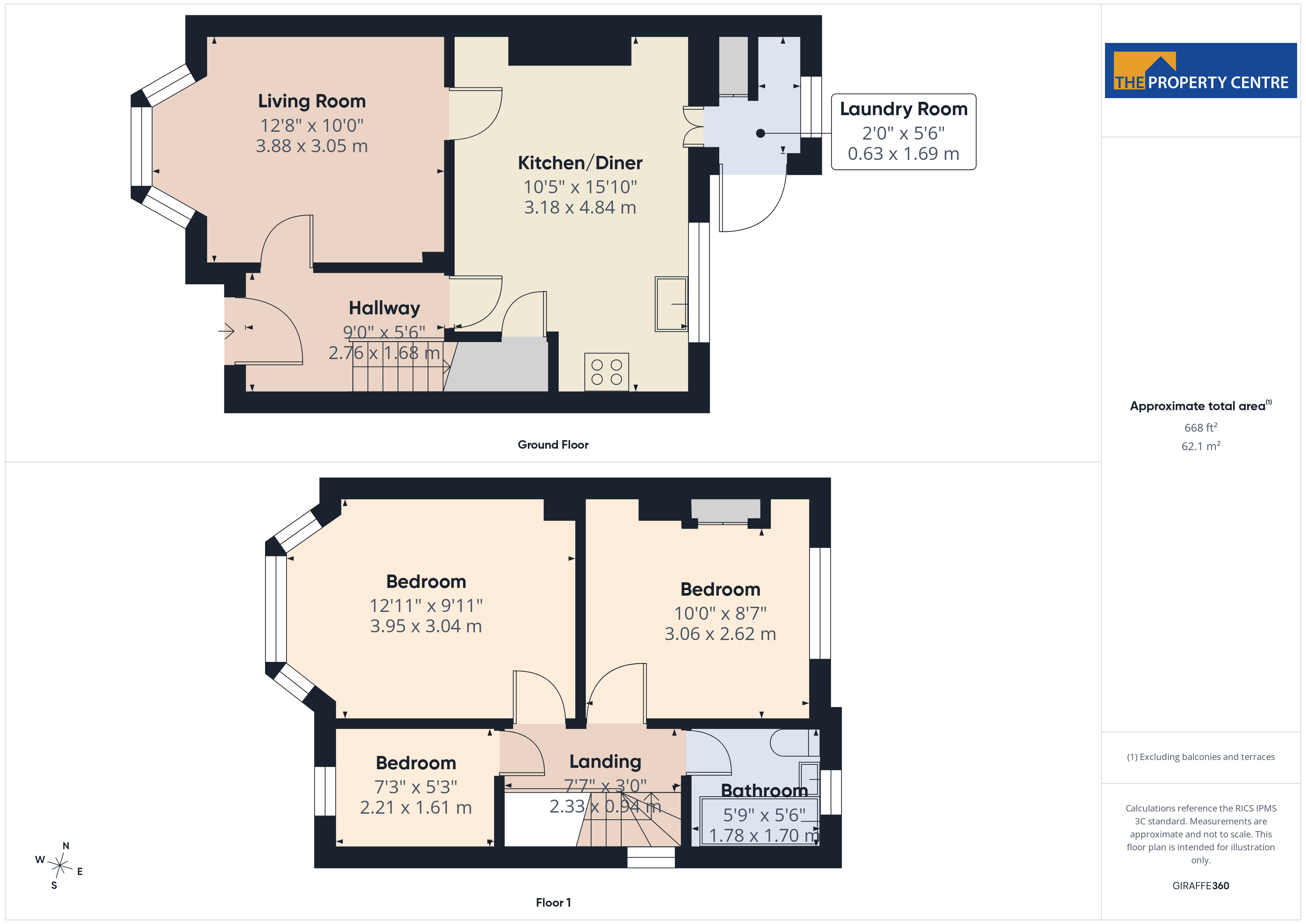 10, Graham Road, Worcestershire floorplan