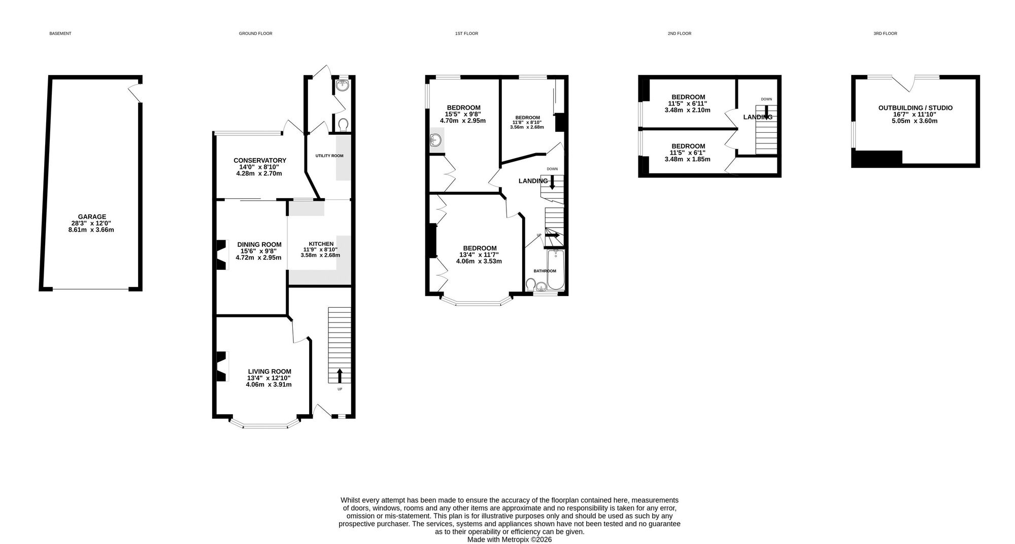 13 Locksway Road, Southsea floorplan