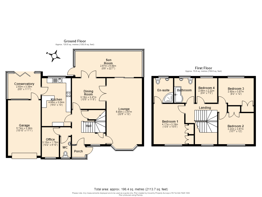 Knightlow,, Bulkington Road, Warwickshire floorplan