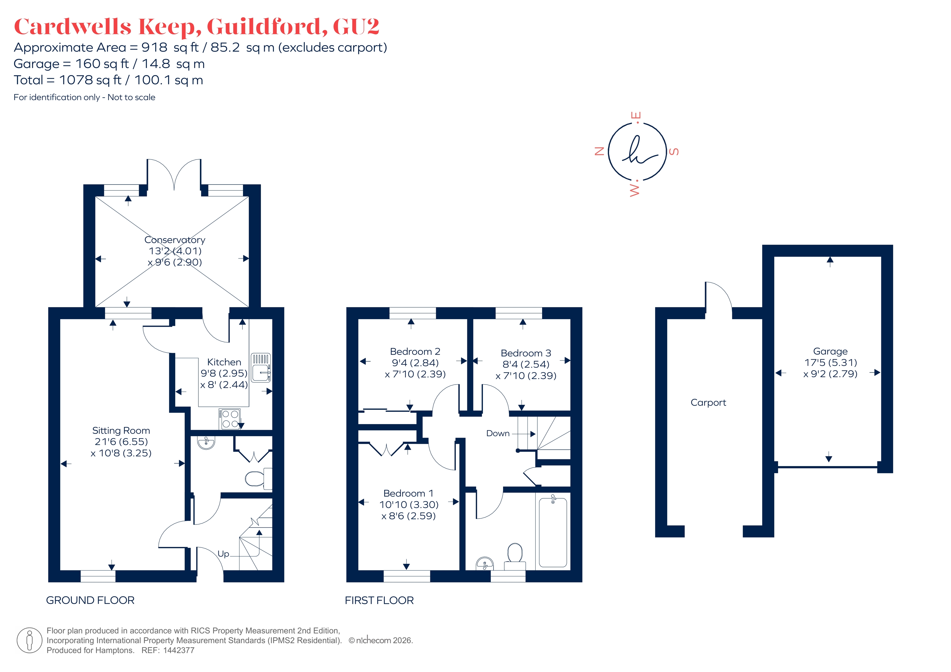 14, Cardwells Keep, Guildford floorplan