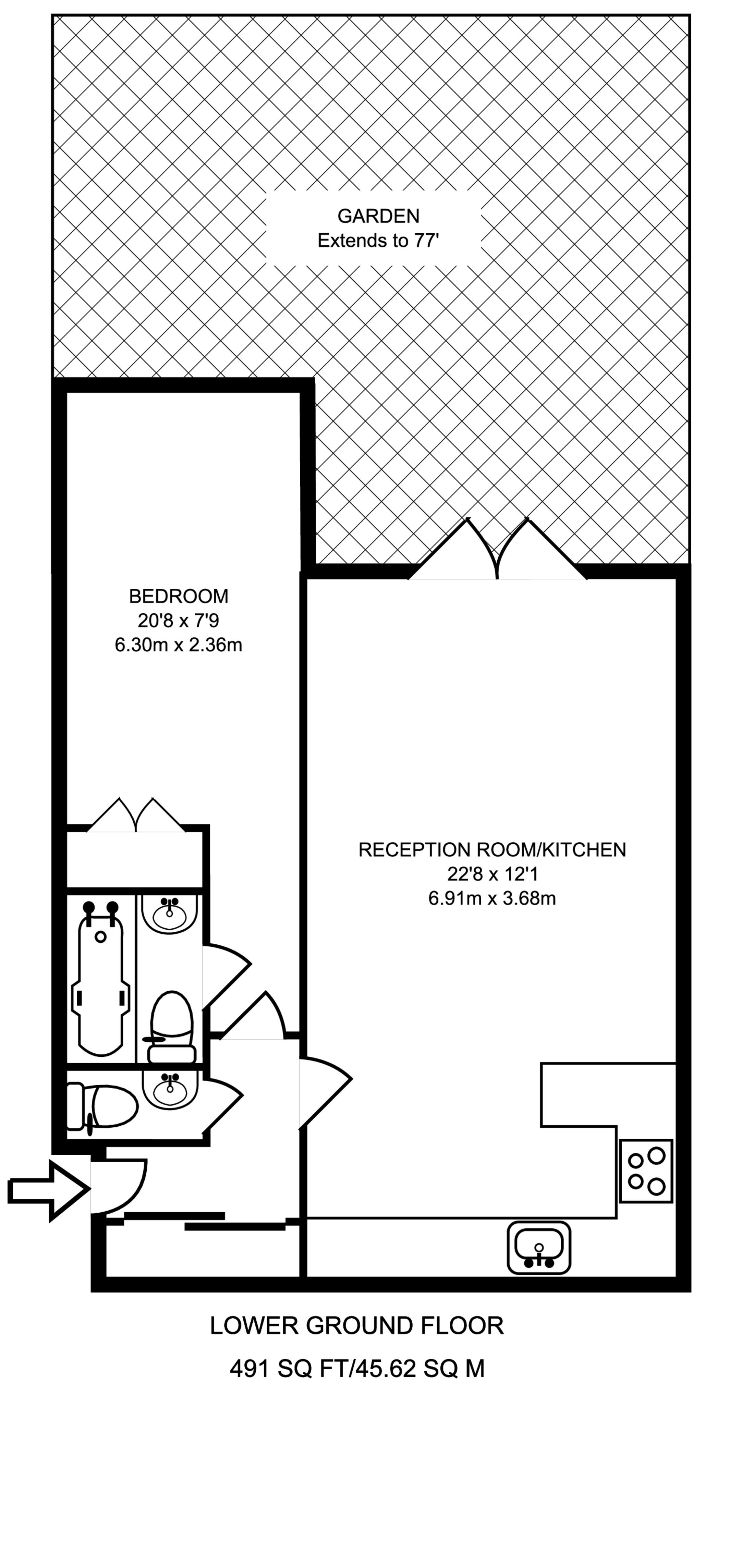 Penywern Road, Earls Court floorplan