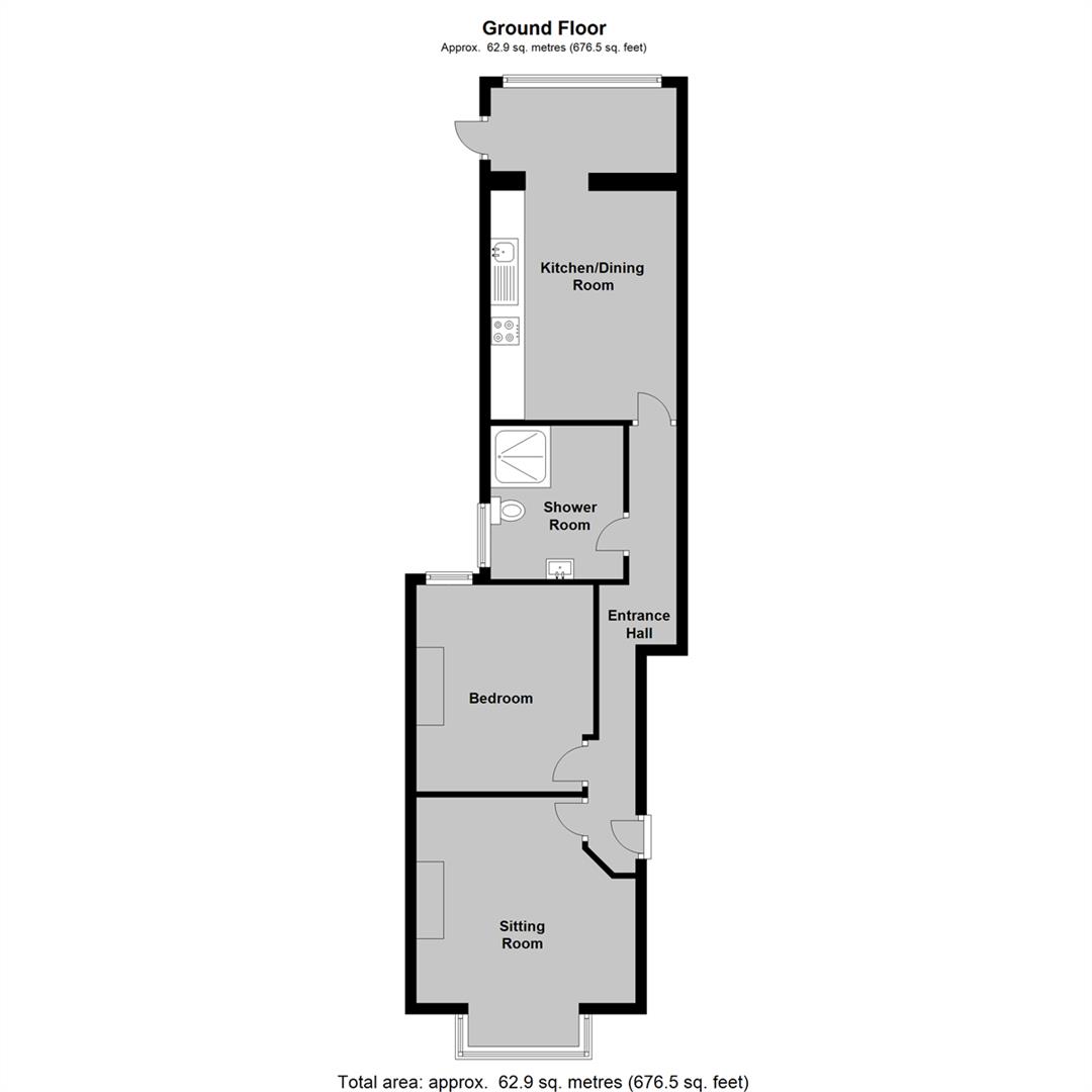 1 Bedrooms Flat to rent in Clare Road, Whitstable, Kent CT5