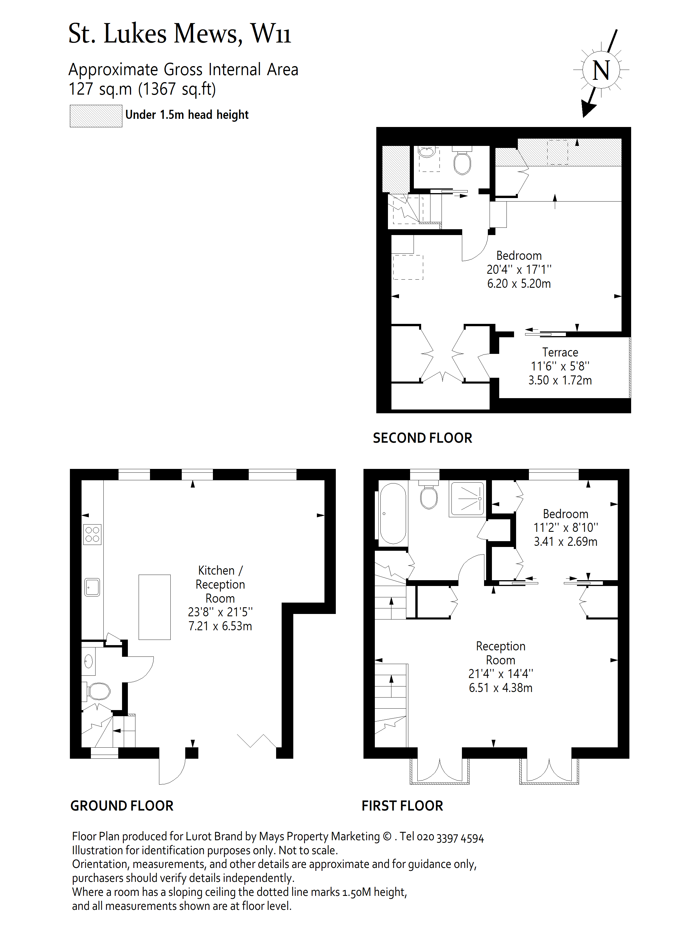 1, St. Lukes Mews, London floorplan