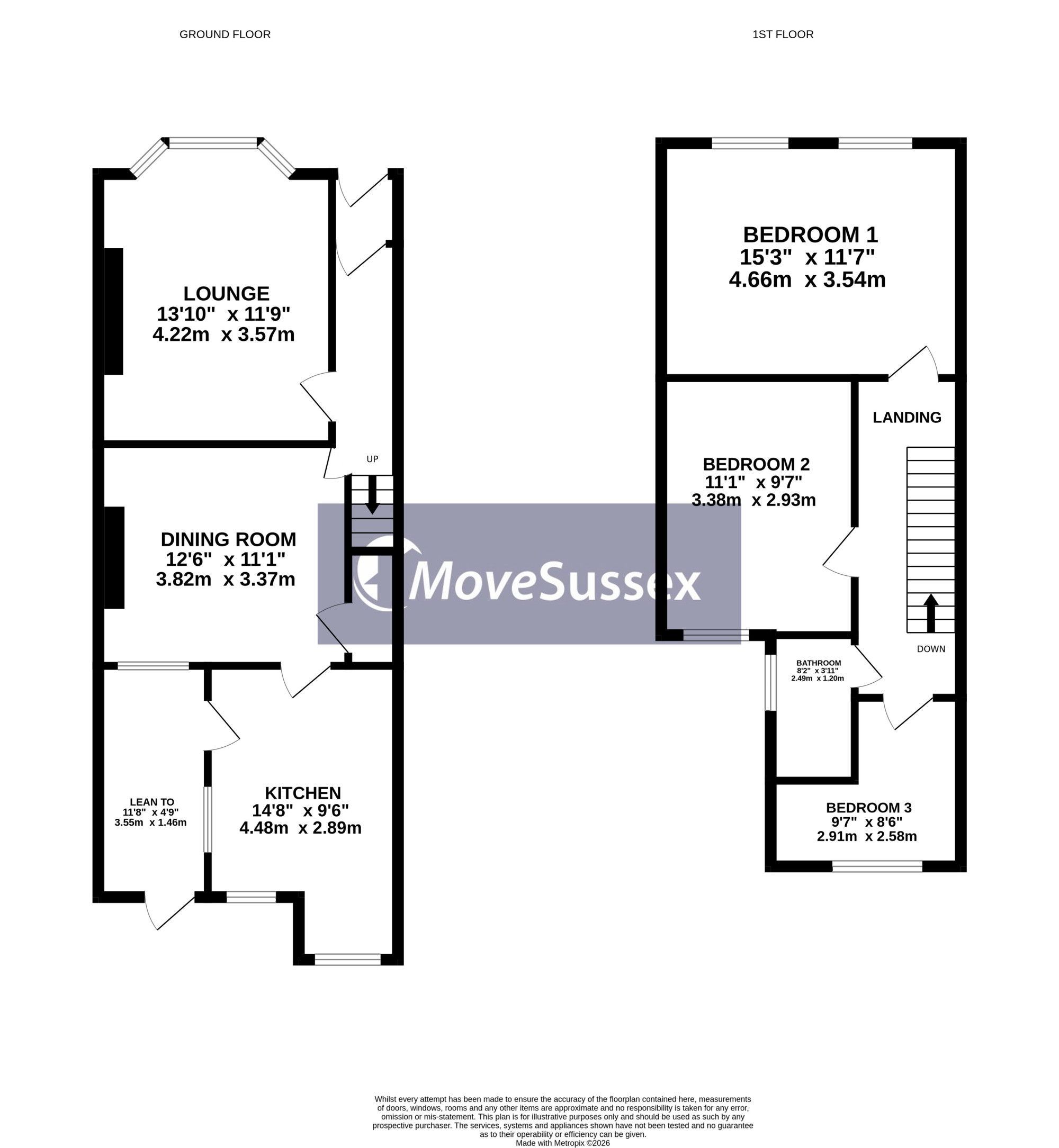 135, Latimer Road, Eastbourne floorplan