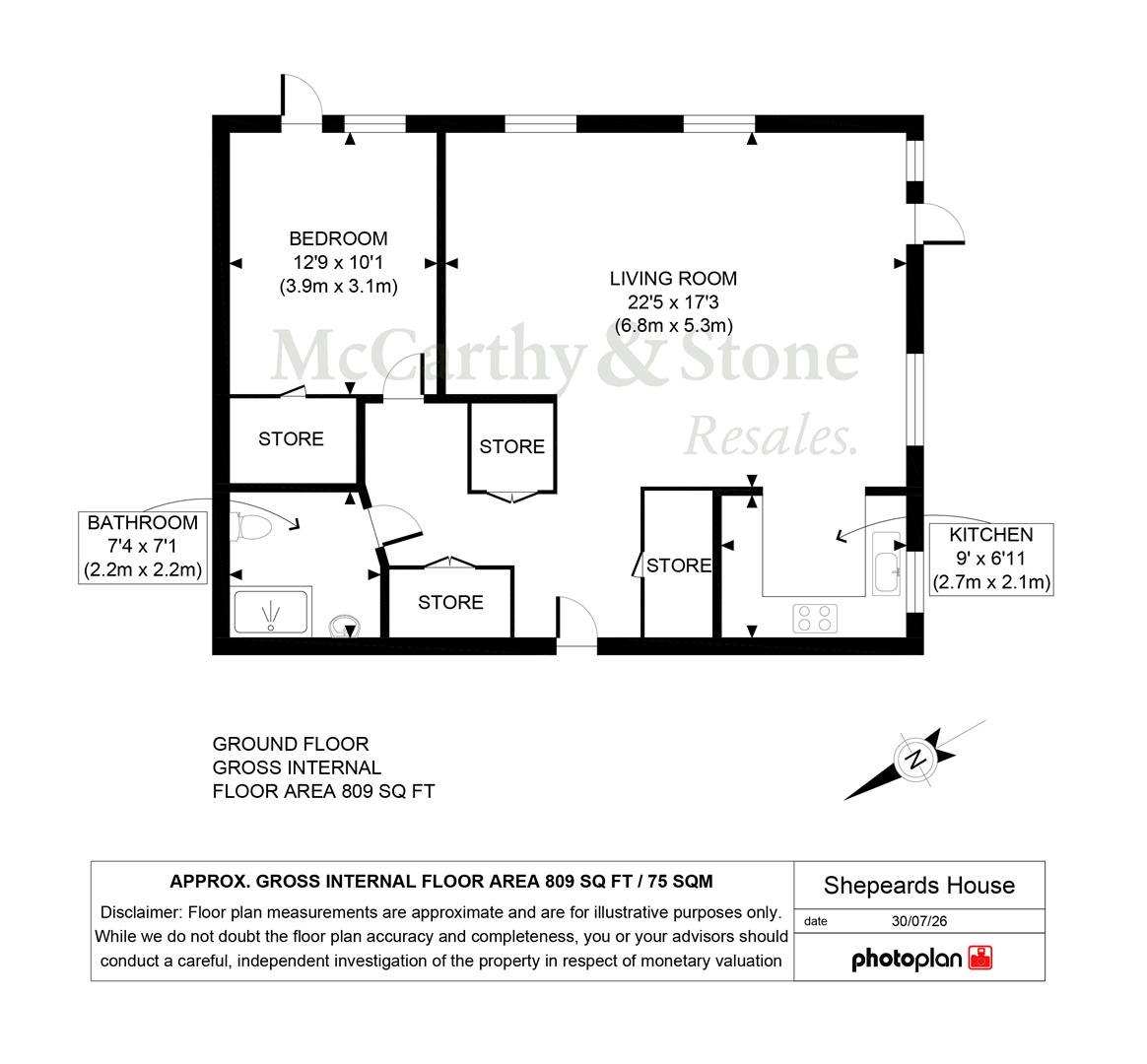 11 Shepheards House, Manor Park Road, Chislehurst floorplan