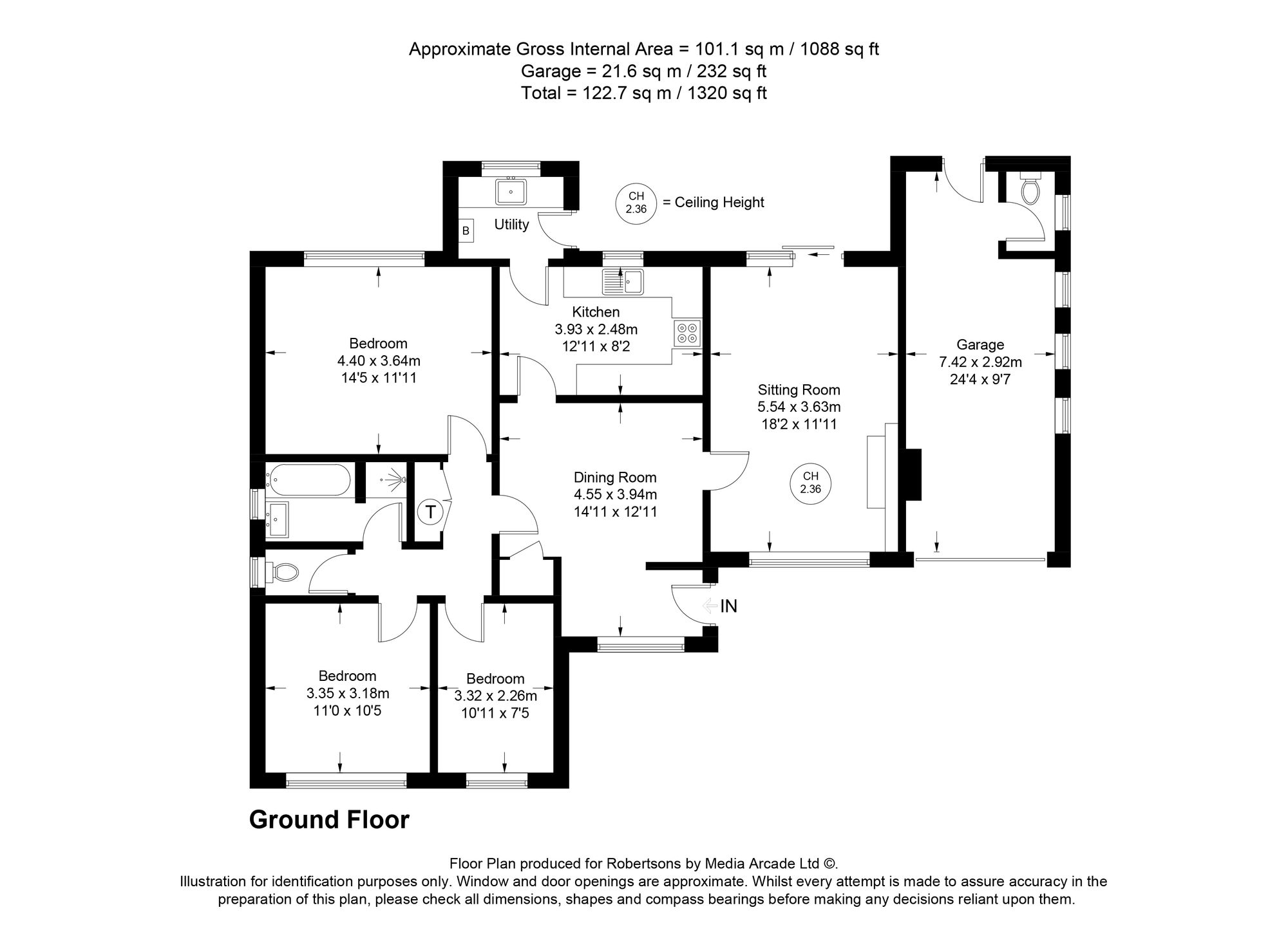 23 The Meadows, High Wycombe floorplan