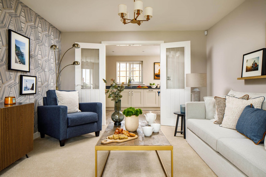 A Bright And Airy Lounge Offers A Place To Relax As A Family