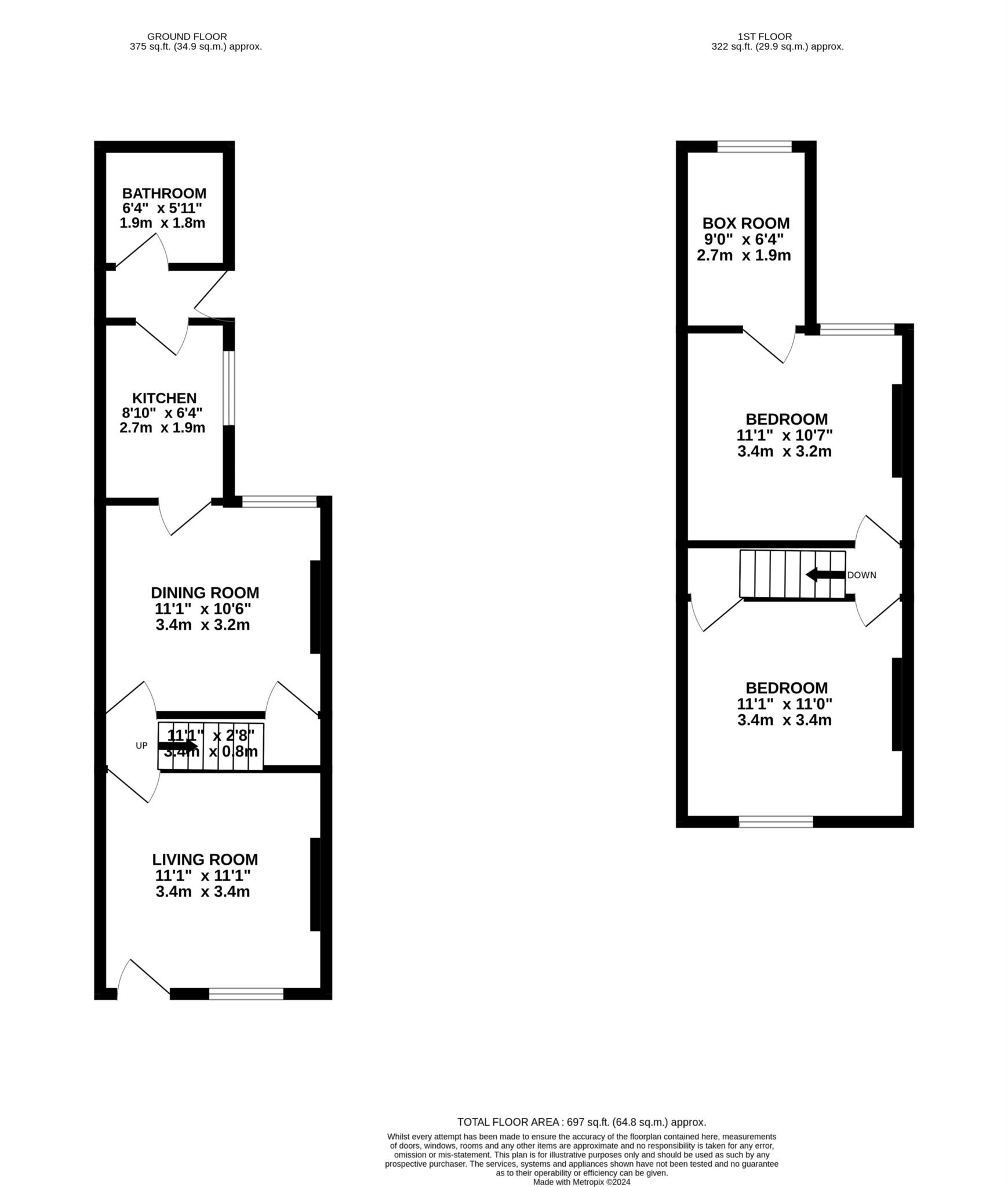 29, Silver Street, Norwich floorplan