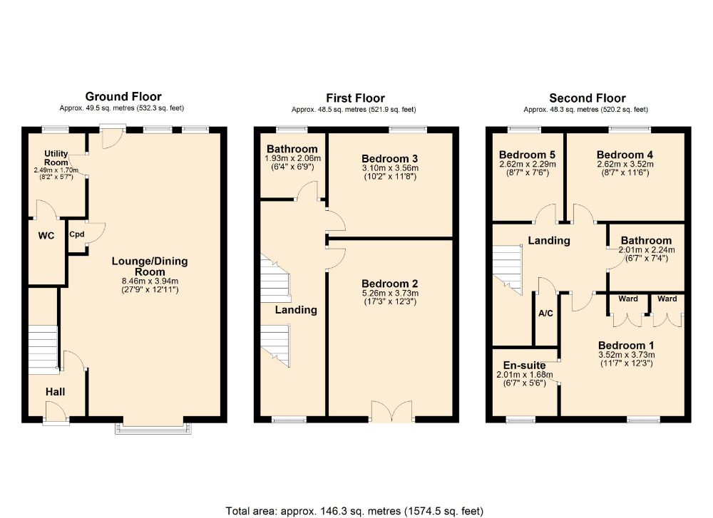 High Street, Upton, Northampton NN5, 5 bedroom terraced house for sale