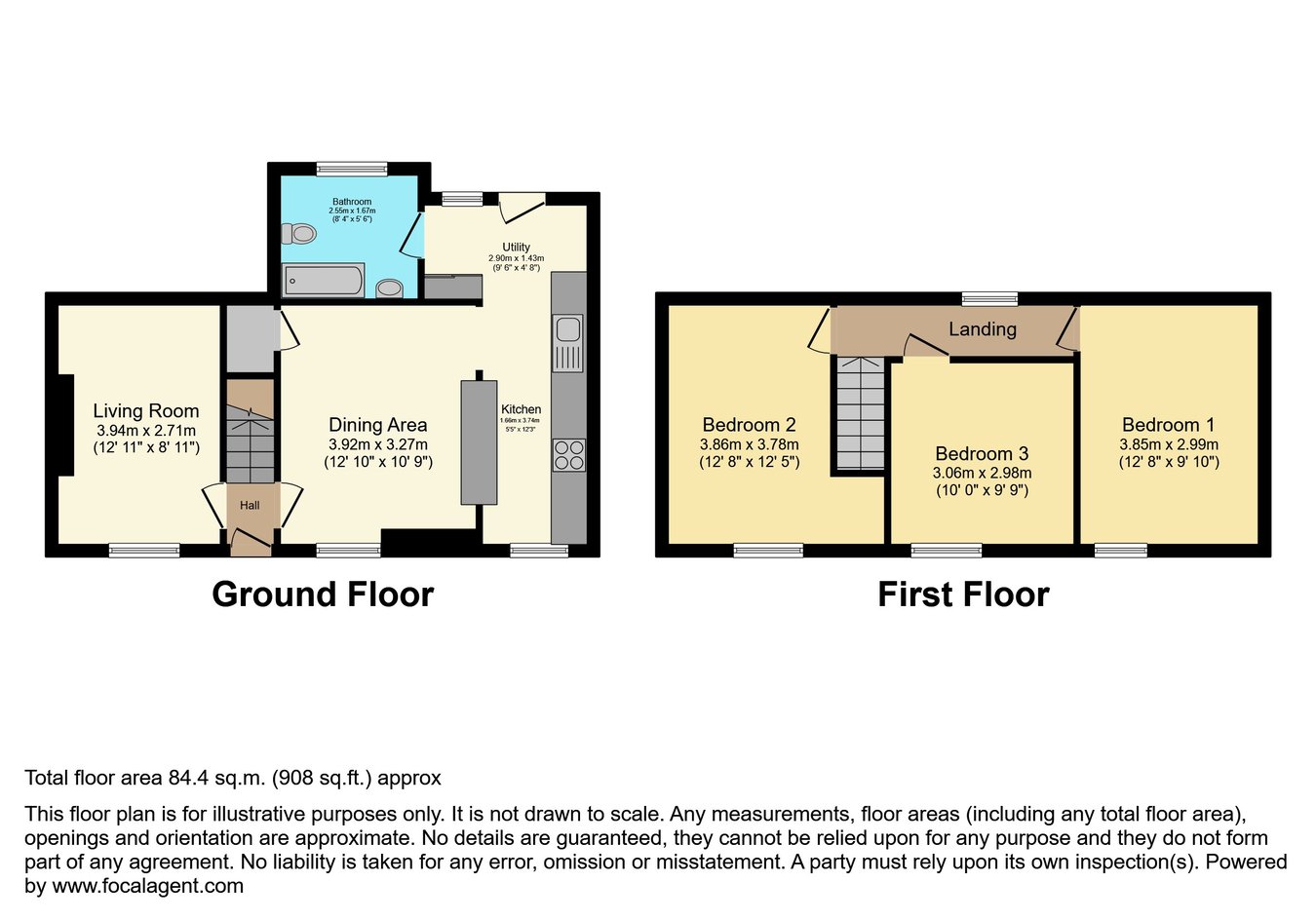 22, North End Road, Bristol floorplan