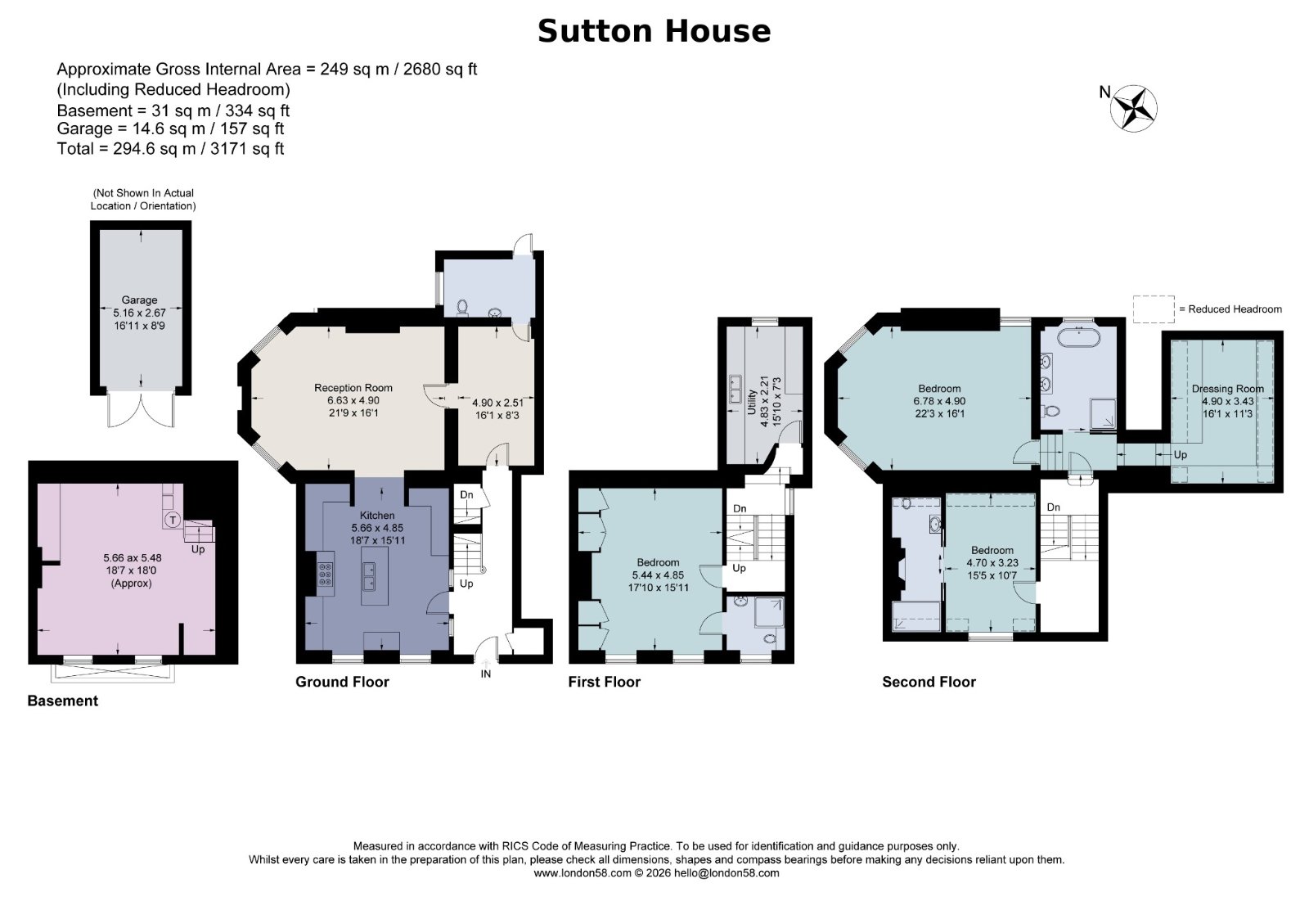 Sutton House, Cedar House,, Mill Road, Surrey floorplan