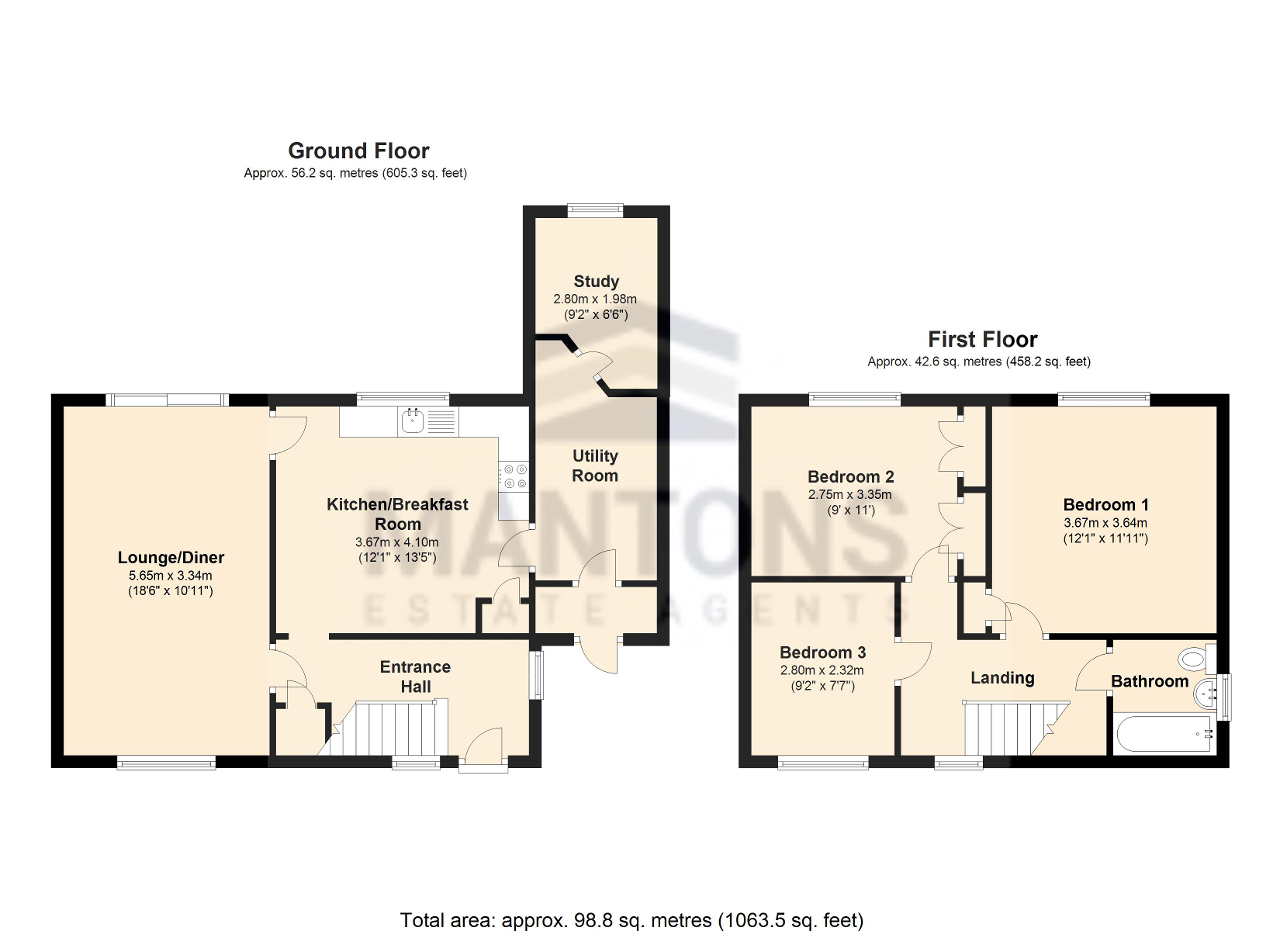 3 Bedrooms Semi-detached house for sale in Santingfield South, Luton, Bedfordshire LU1