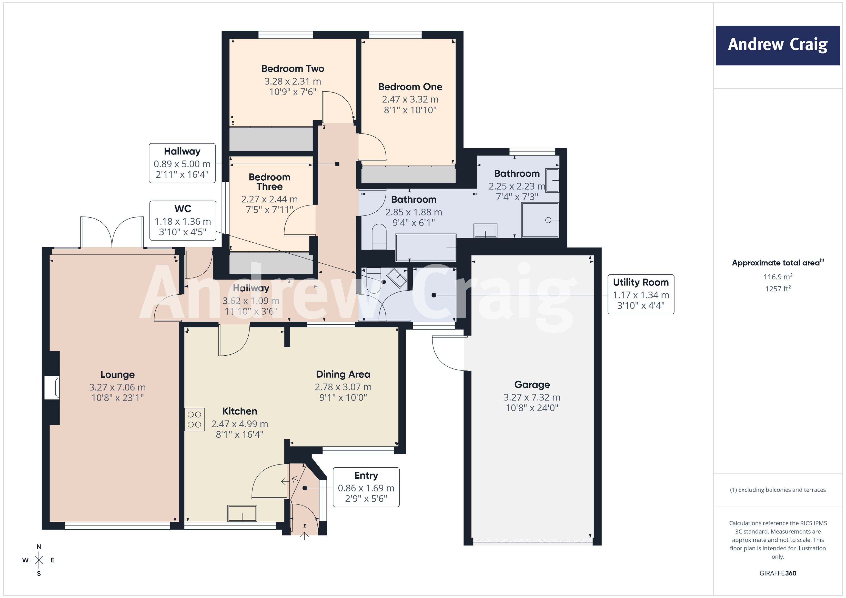 2 Prince Of Wales Close, South Shields floorplan