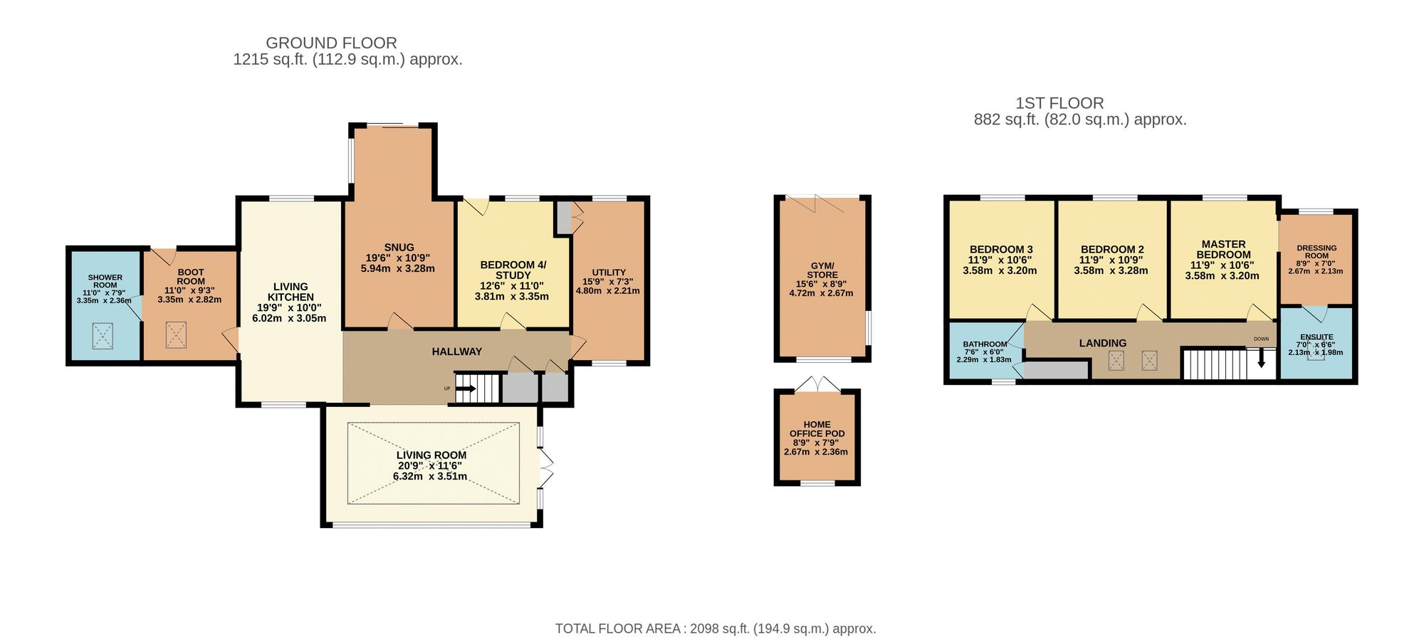 1 Newhouses Cottage, Harrogate floorplan