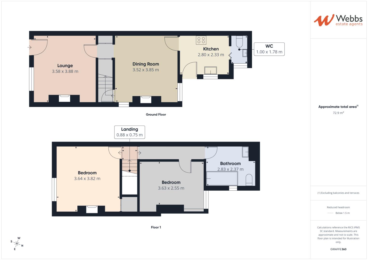 321, Littleworth Road, Cannock floorplan
