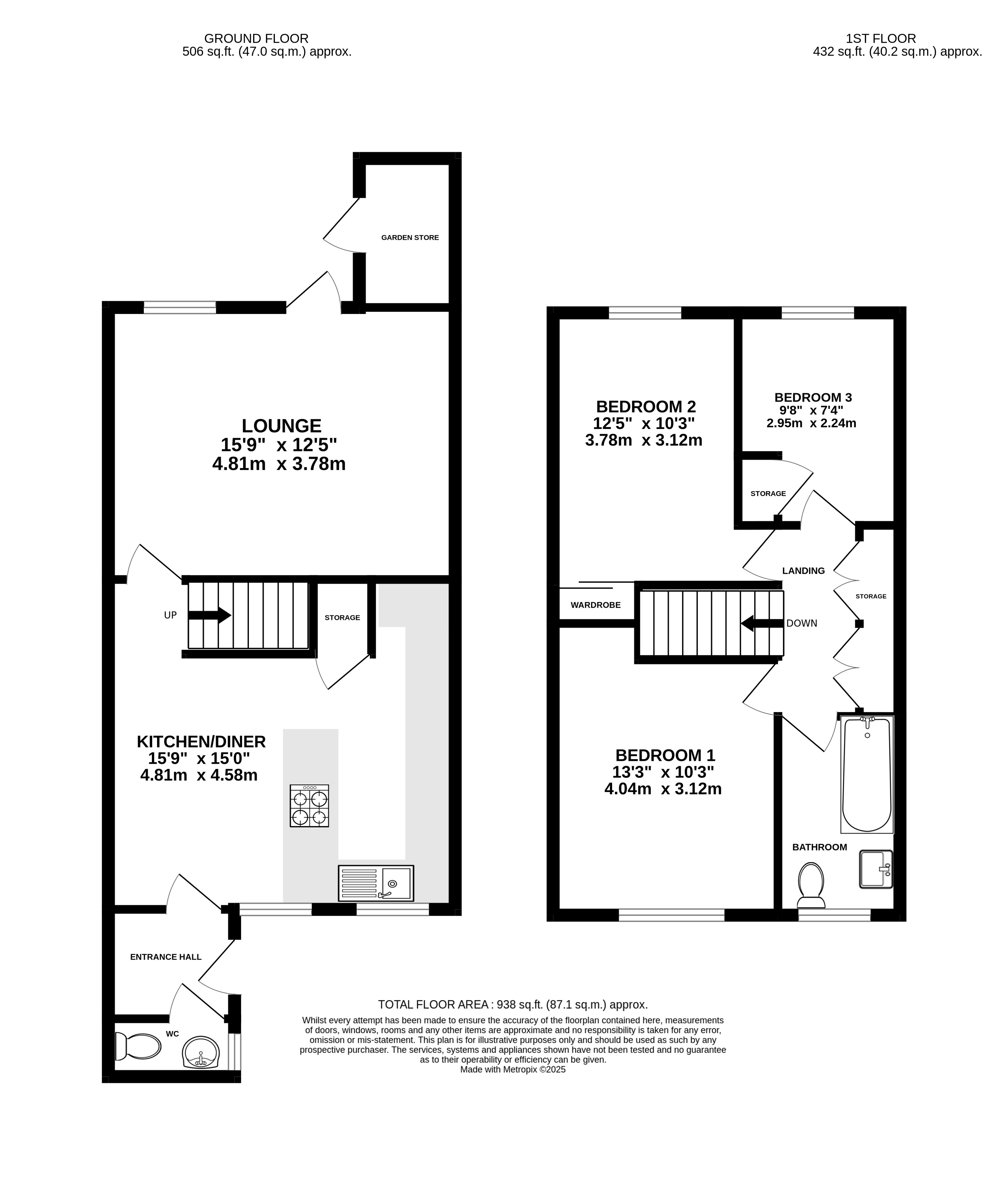 116, Launcelot Close, Andover floorplan