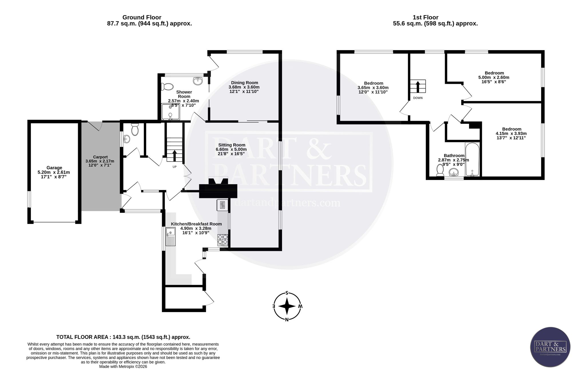 7 Manor Road, Teignmouth floorplan