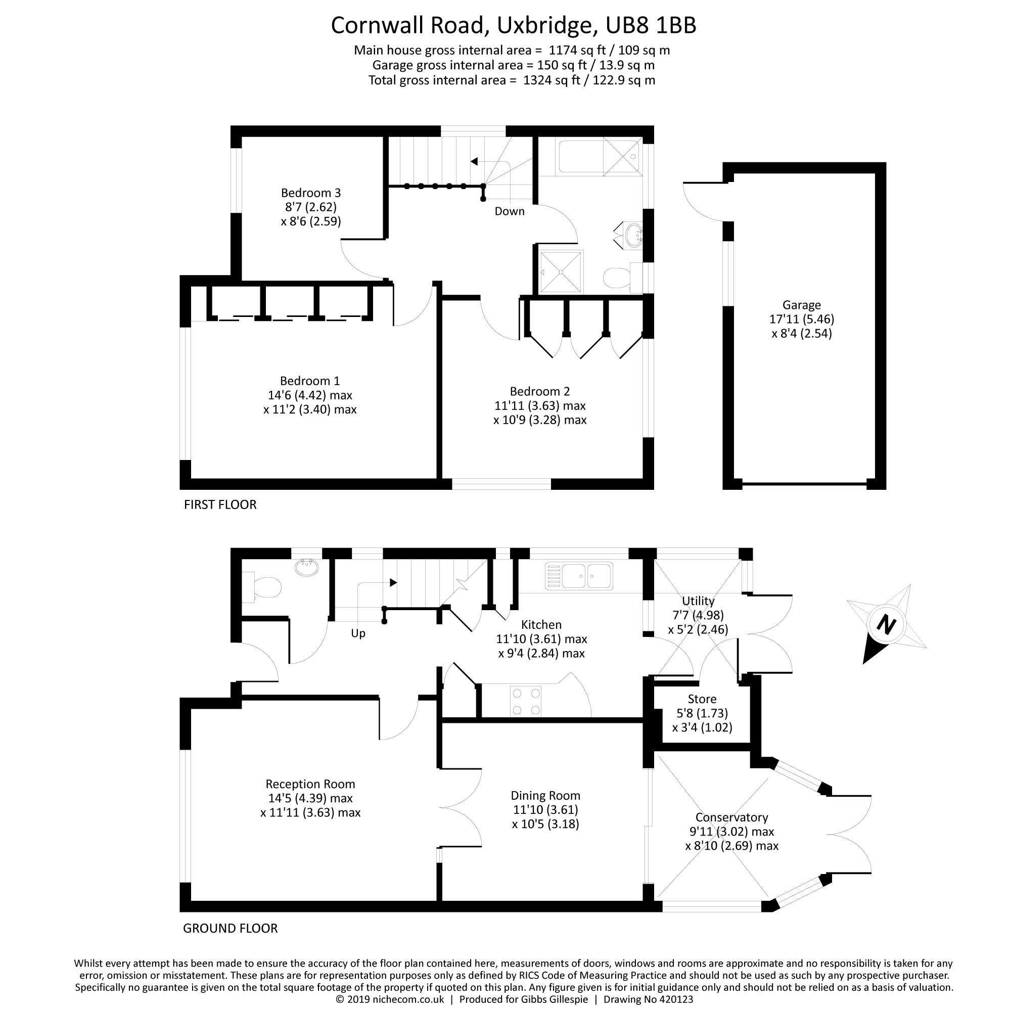 3 Bedrooms Detached house for sale in Cornwall Road, Uxbridge, Middlesex UB8