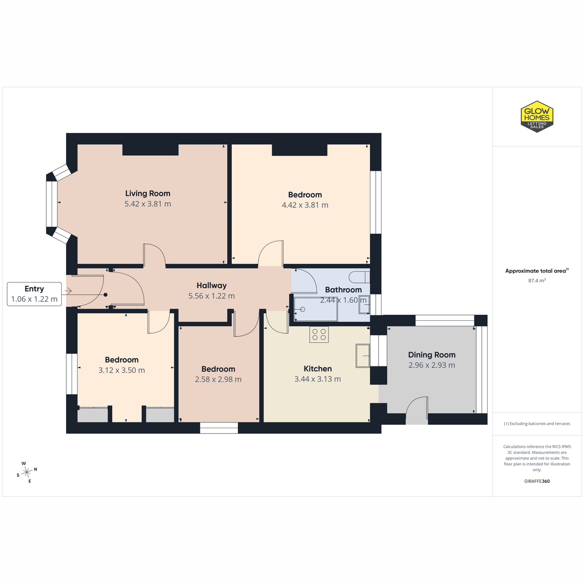 7, Dykesfield Place, Saltcoats floorplan