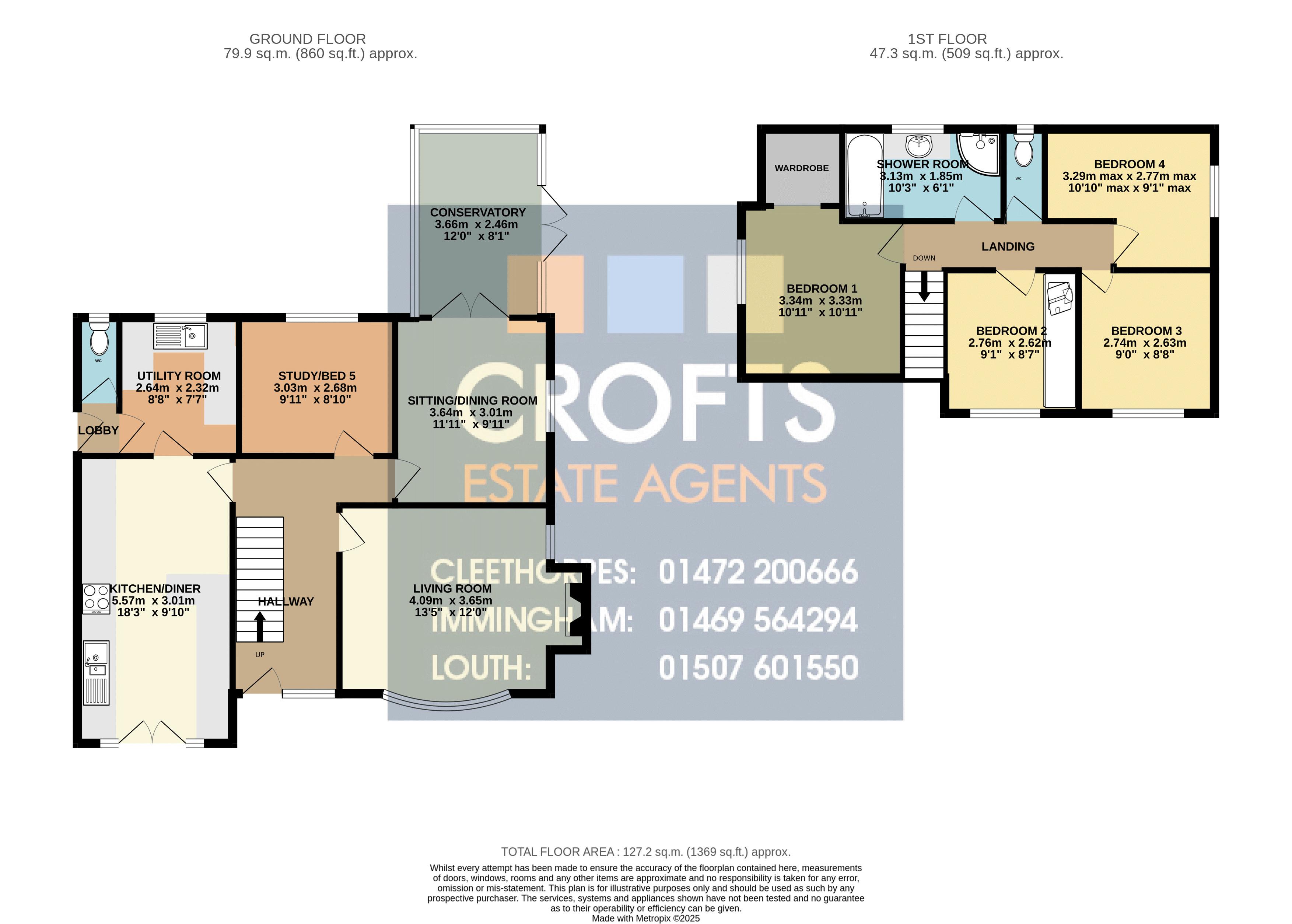 2, Windermere Avenue, Scartho floorplan