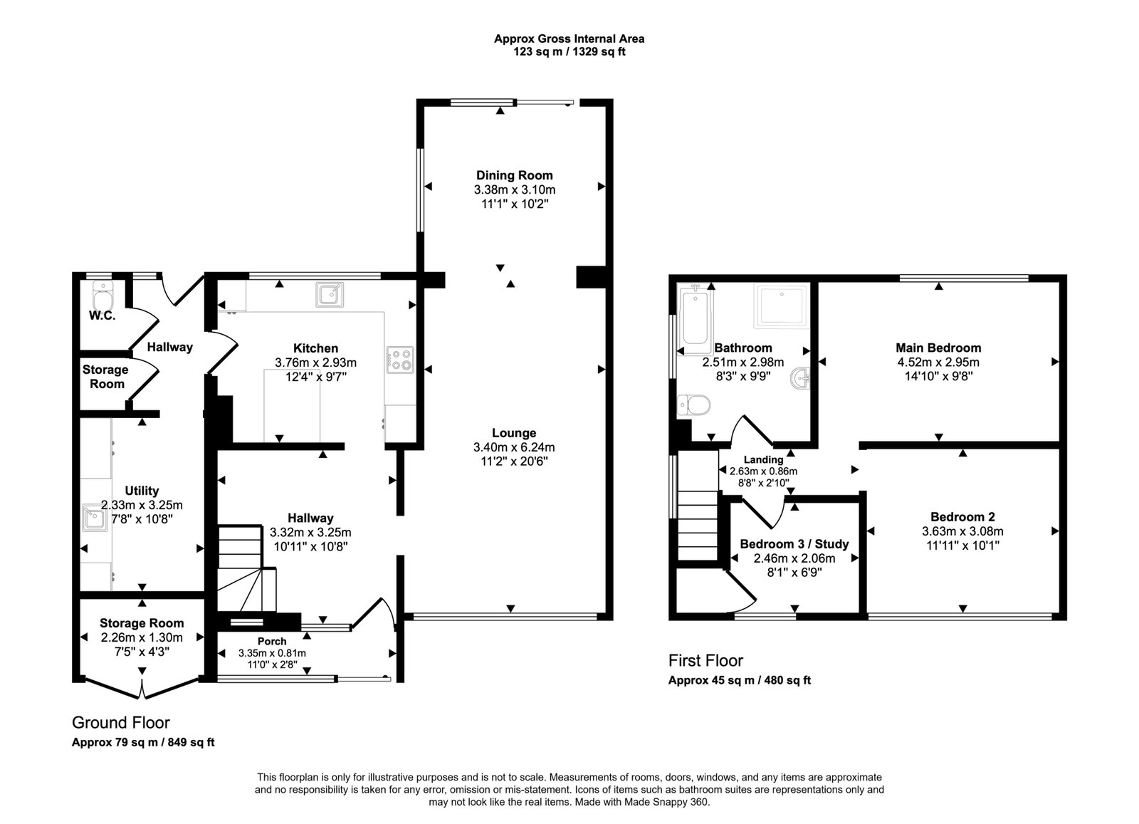 50, Fecknam Way, Lichfield floorplan