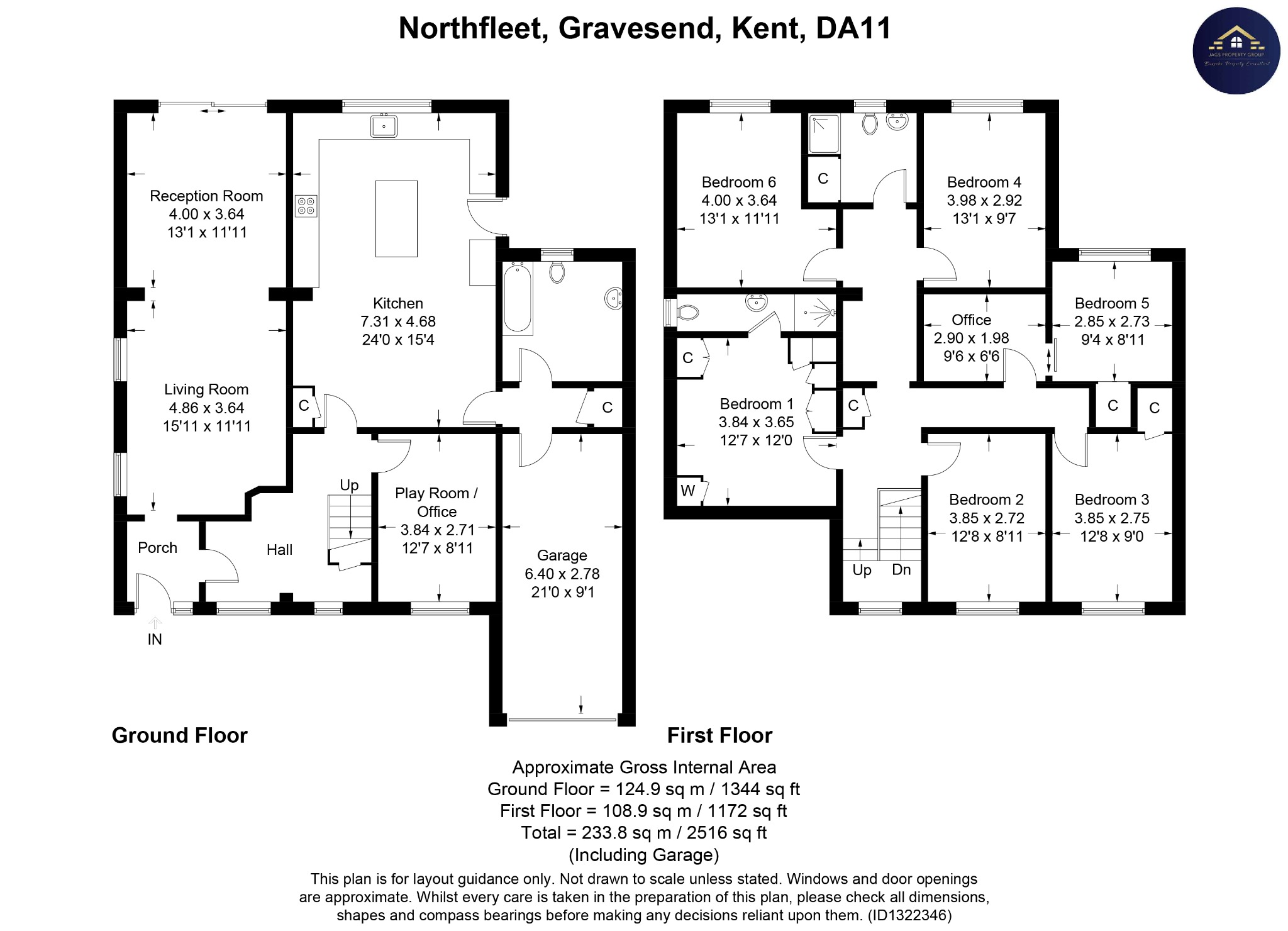 29 Hunt Road, Northfleet, Kent floorplan