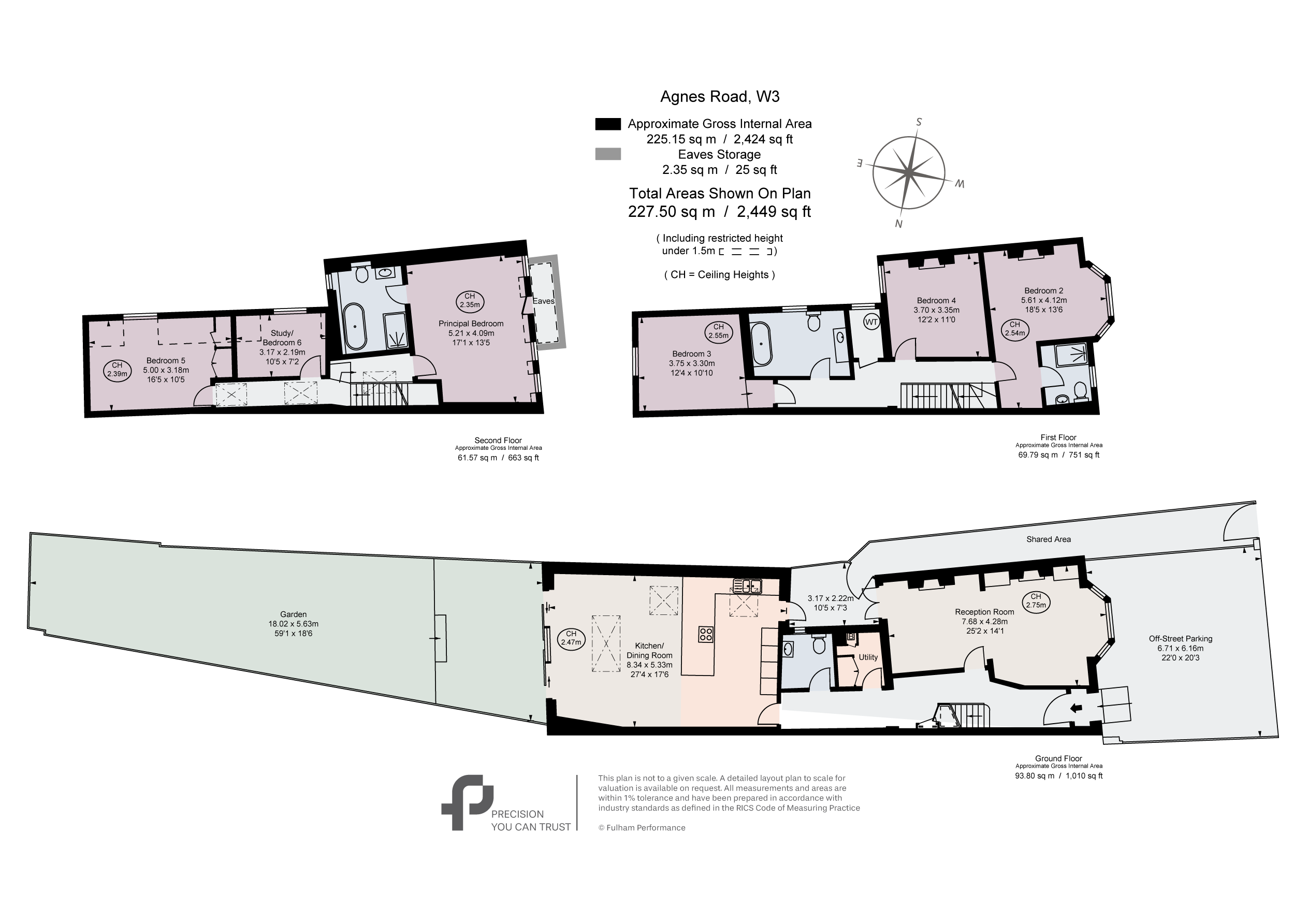 1, Agnes Road, London floorplan