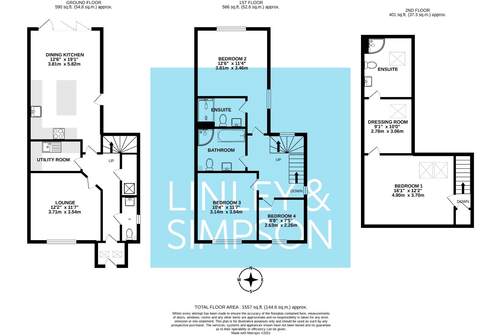 13, South View, Nun Monkton floorplan