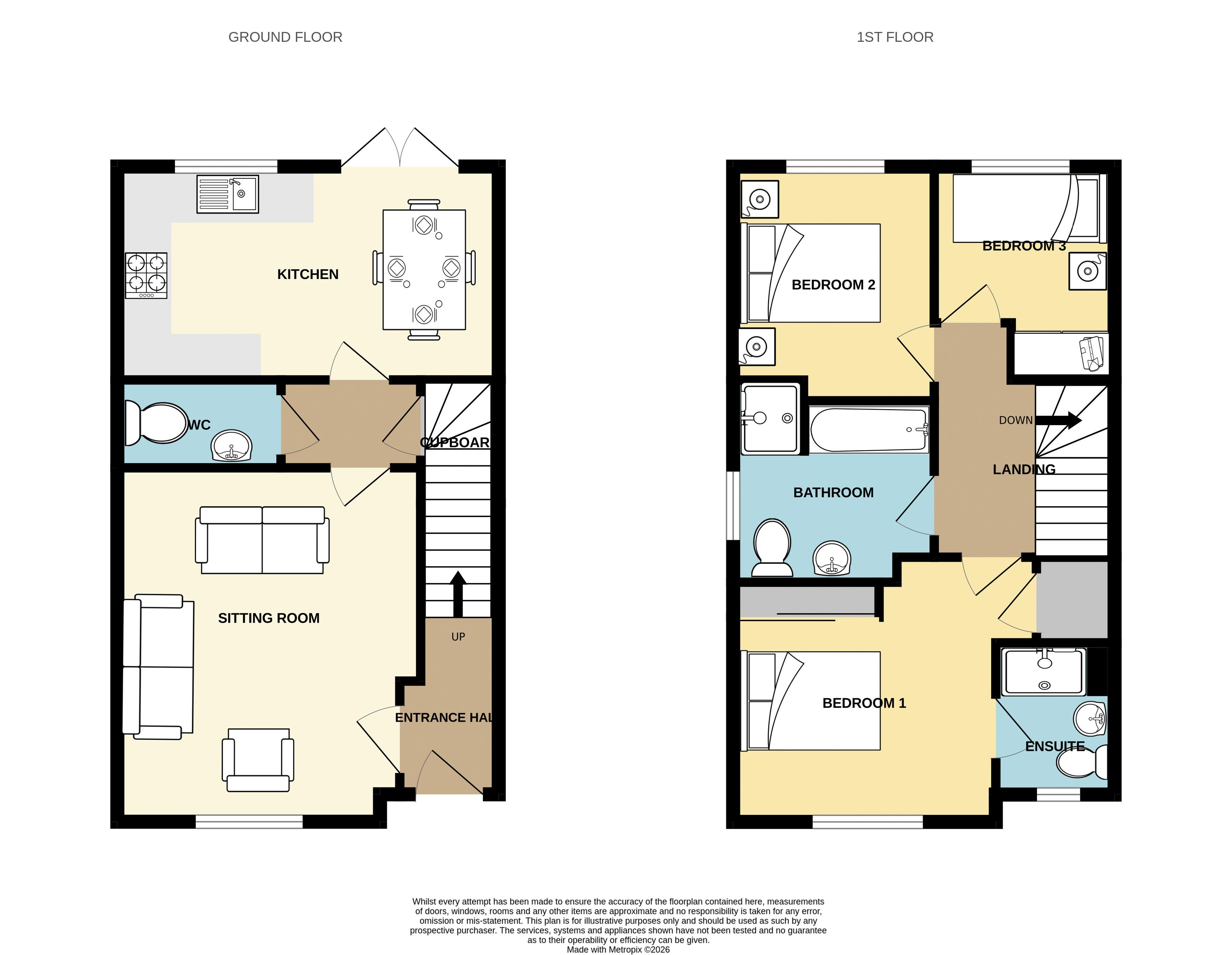 Maple Drive, Somerton floorplan