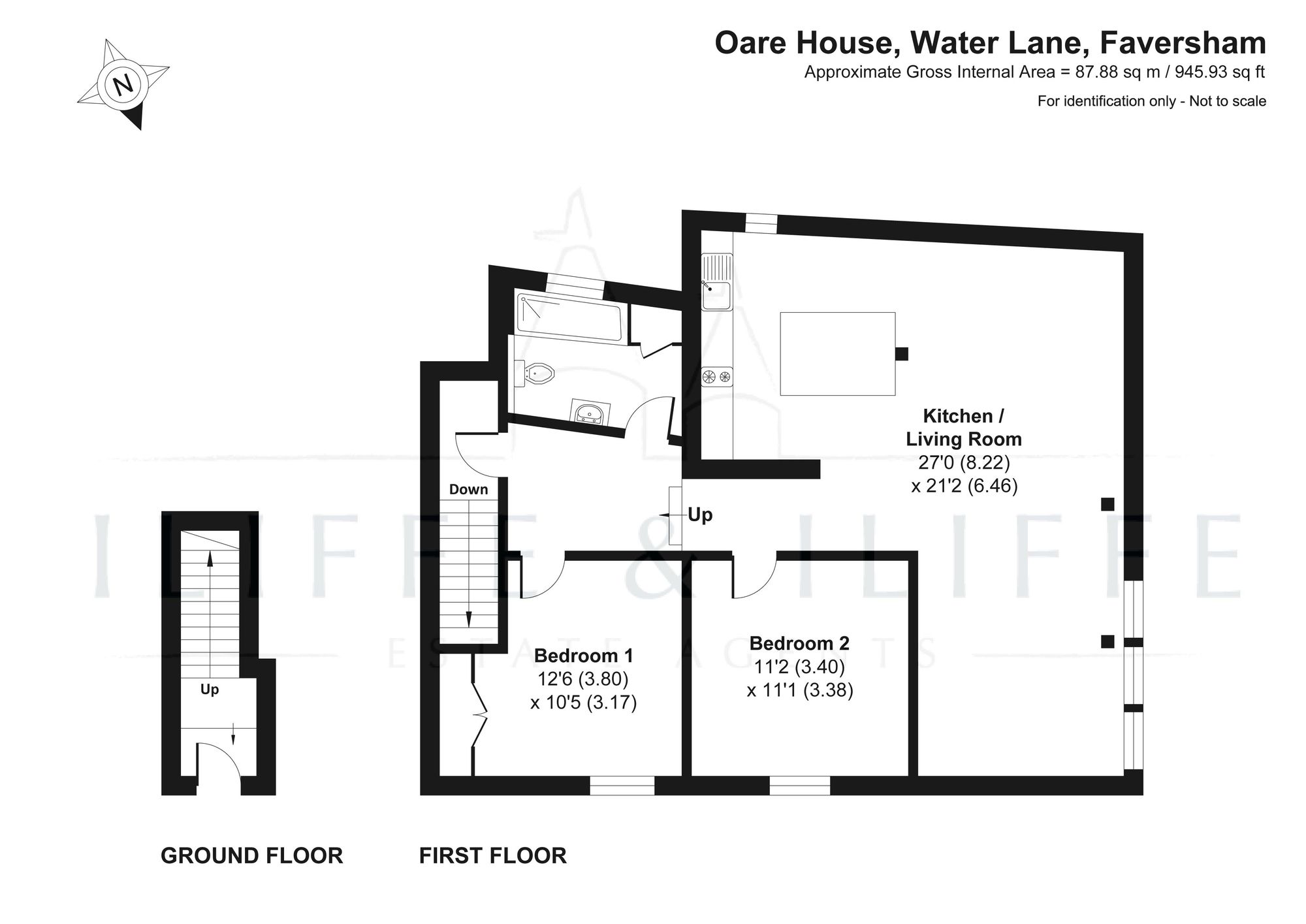 2 Oare House Water Lane West Street, Faversham floorplan