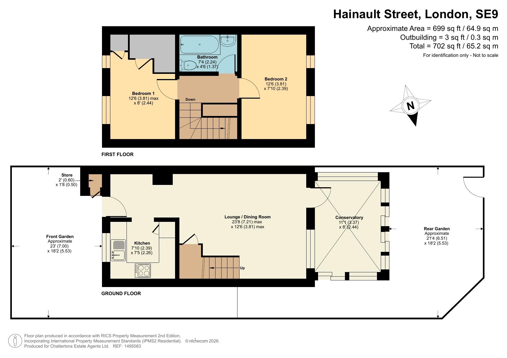 35, Hainault Street, London floorplan