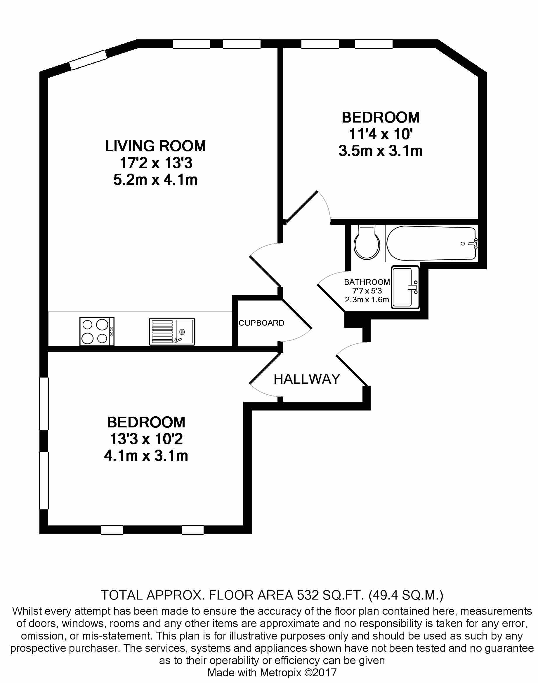 2 Bedrooms Flat to rent in Putney High Street, Putney, London SW15