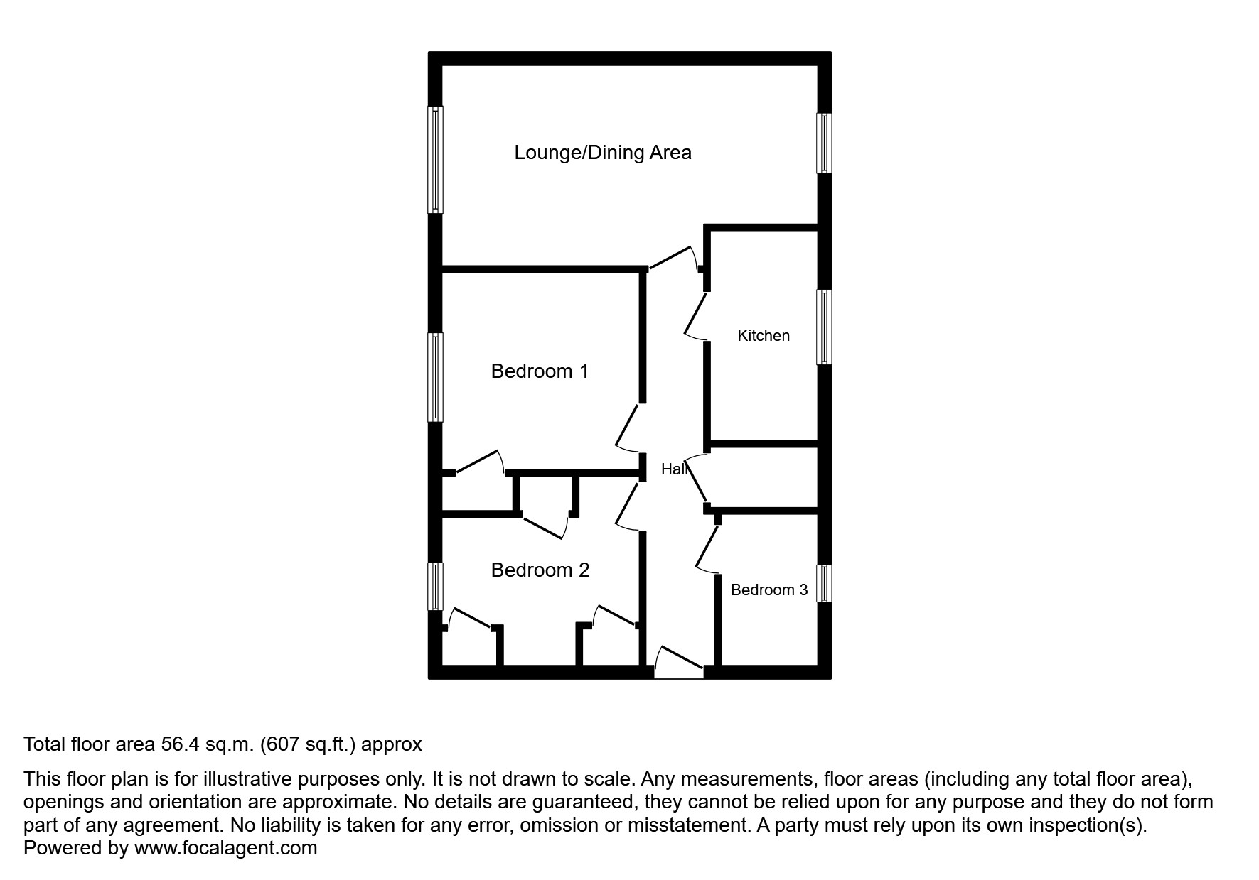 Bonnyton Drive, Eaglesham, East Renfrewshire G76, 2 bedroom flat for