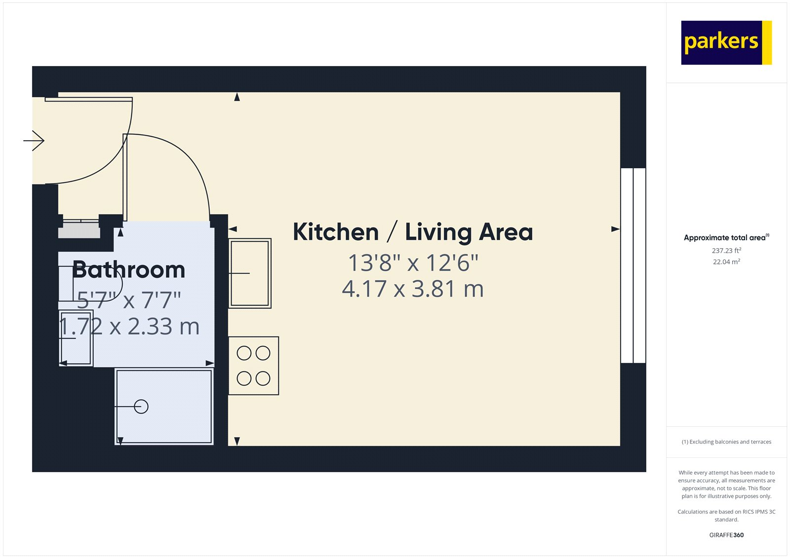 5 Skyline Plaza,, Alencon Link, Hampshire floorplan