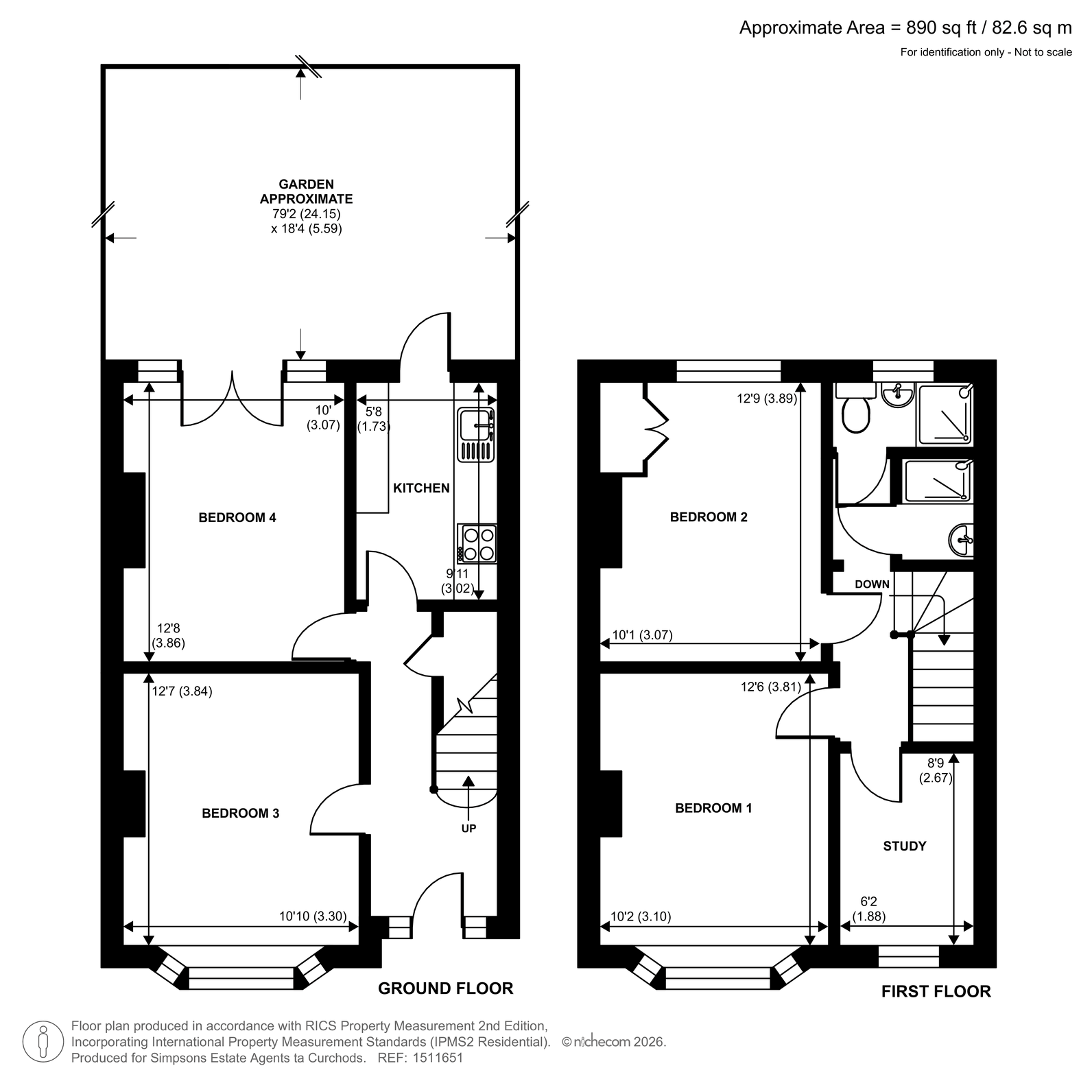 366, Kingston Road, New Malden floorplan