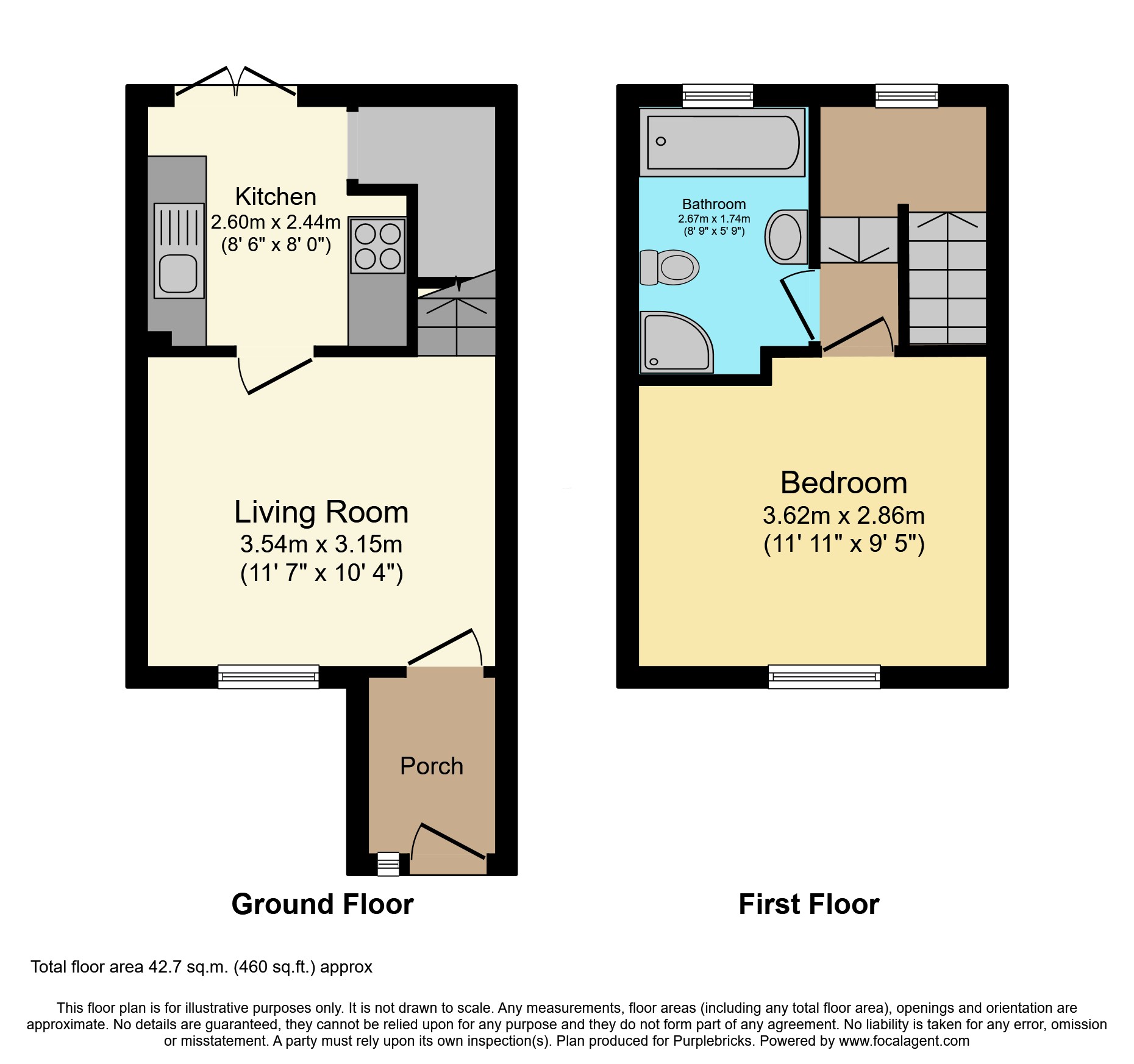 1, Kensington Gardens, Nottingham floorplan