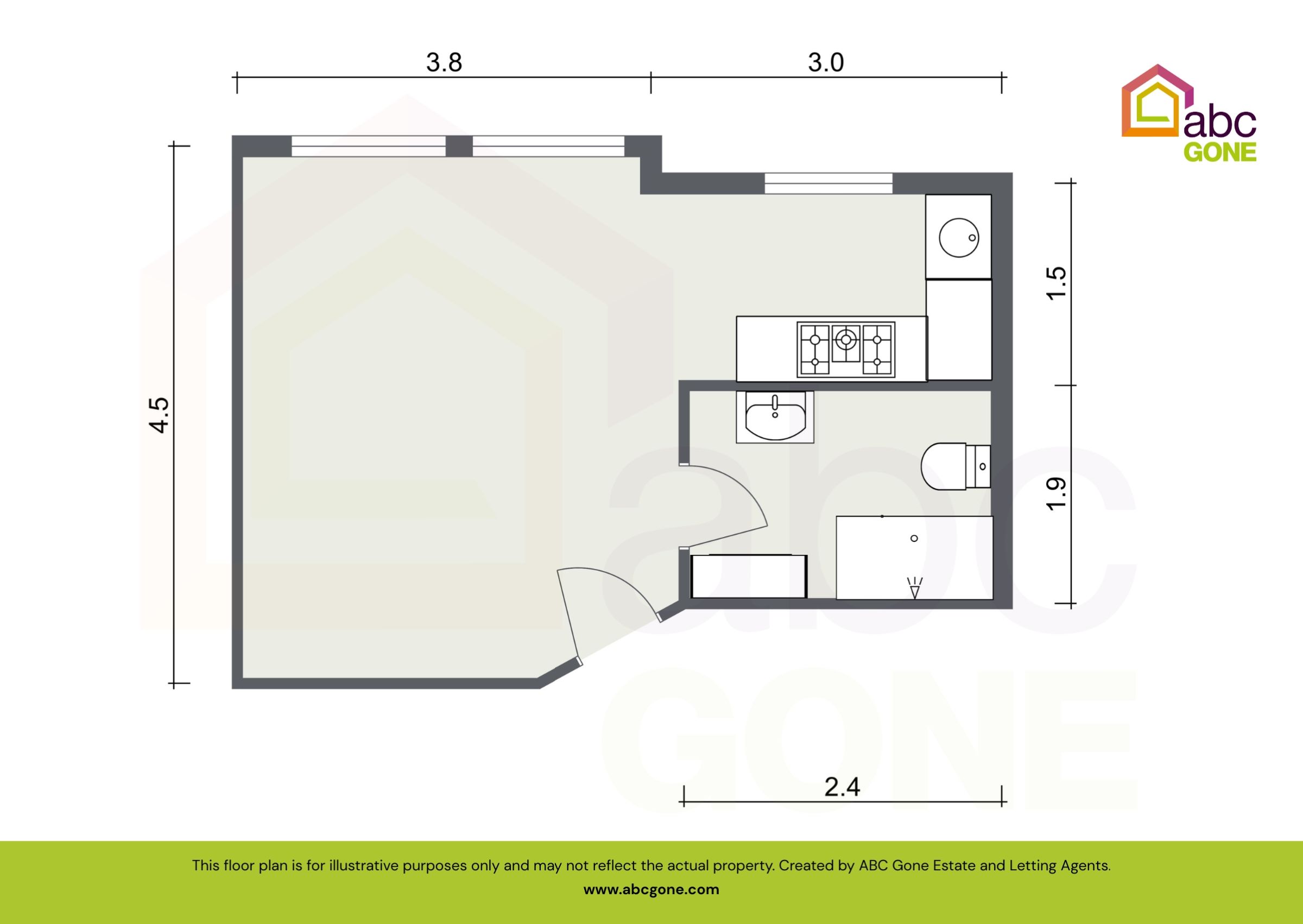 Flat 2, 33 Anerley Road, Westcliff-on-Sea floorplan