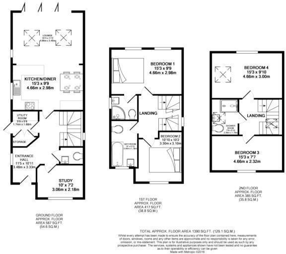 7B, Dale Road, Nottingham floorplan