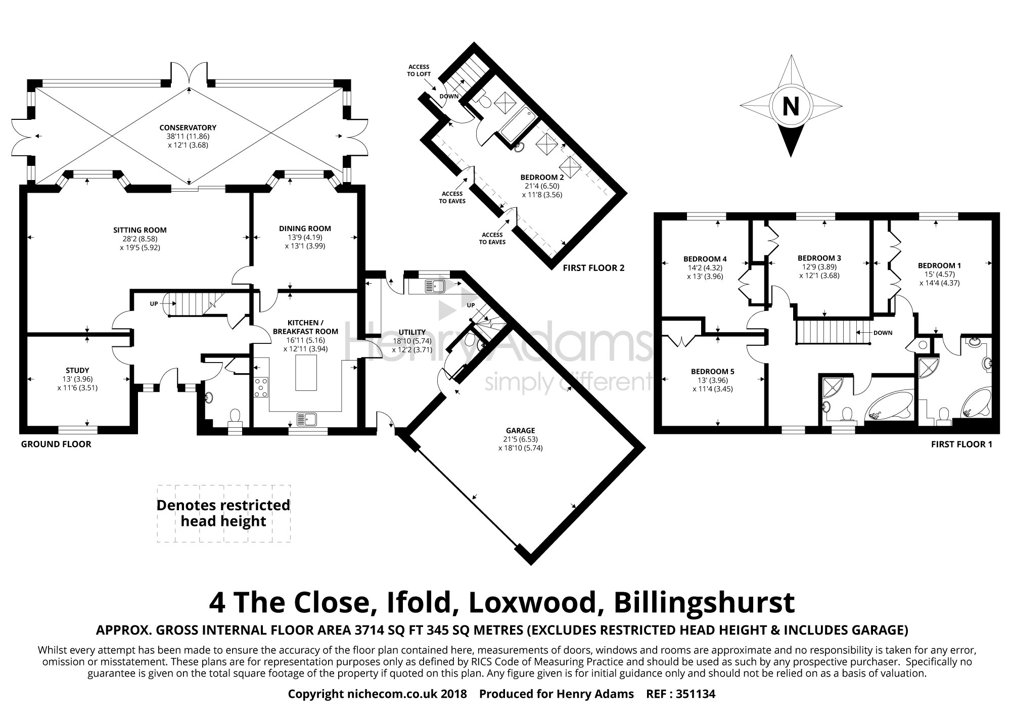 5 Bedrooms Detached house for sale in The Close, Ifold RH14