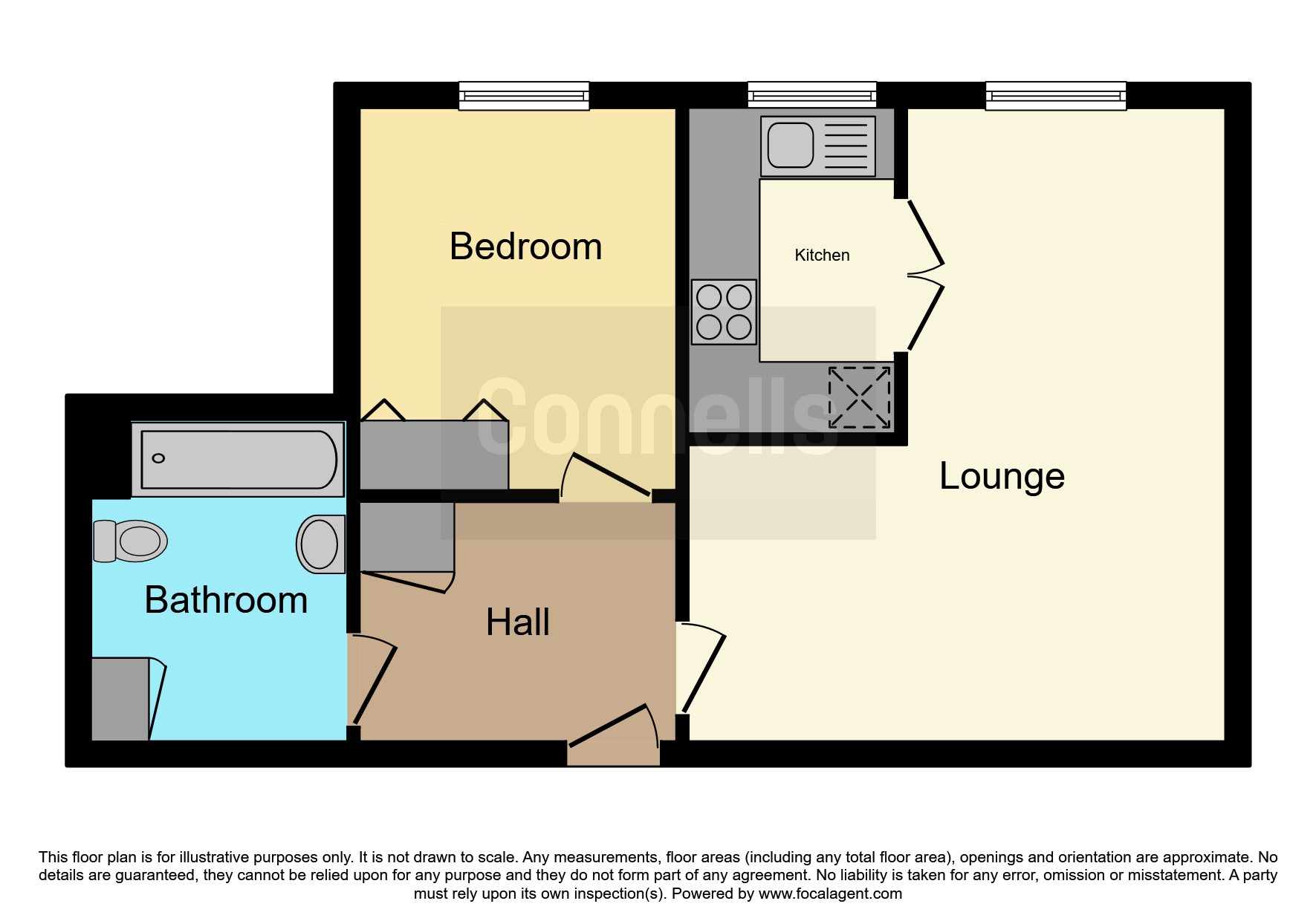 Apartment 19, Montgomery Court, Coventry Road, Warwick floorplan