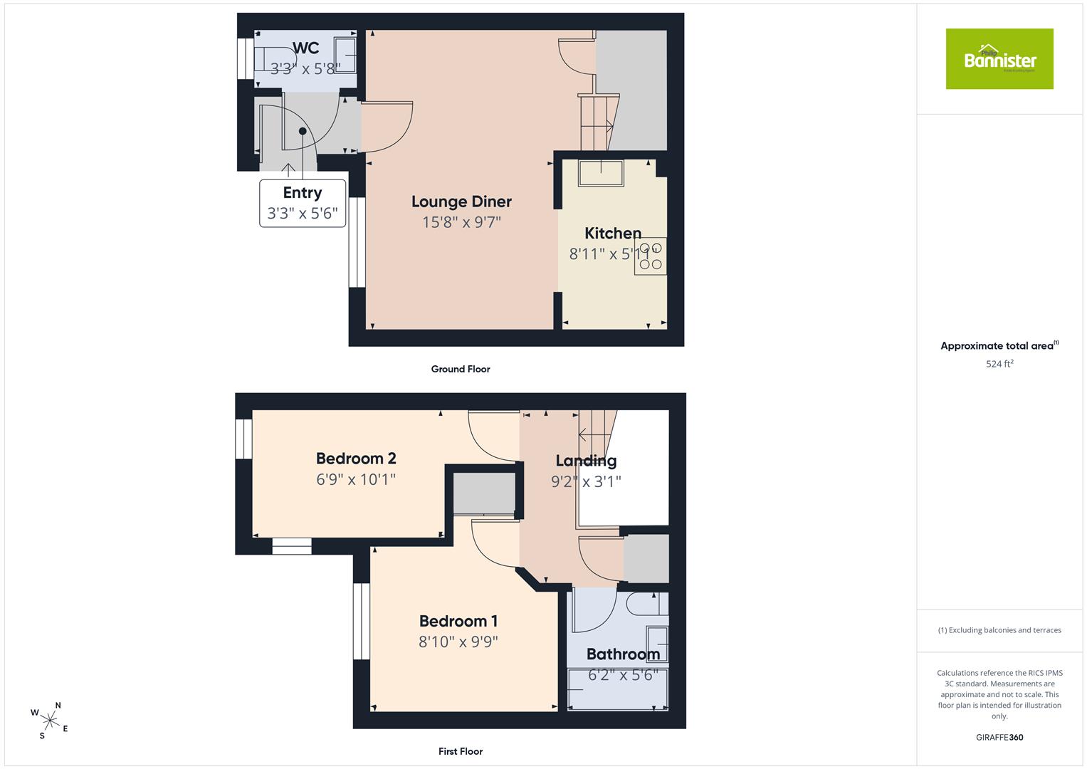 11, Ruskin Way, Brough floorplan