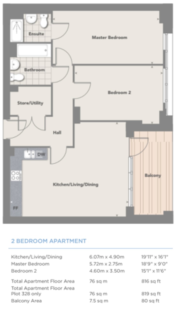 Baronet House, 9 Lakeside Drive, London floorplan