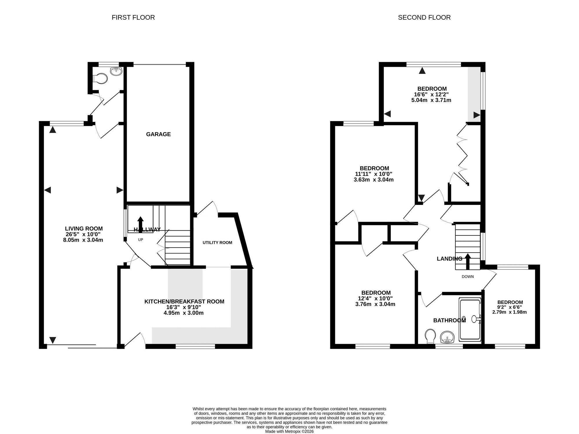 180 Moorings Way, Southsea floorplan