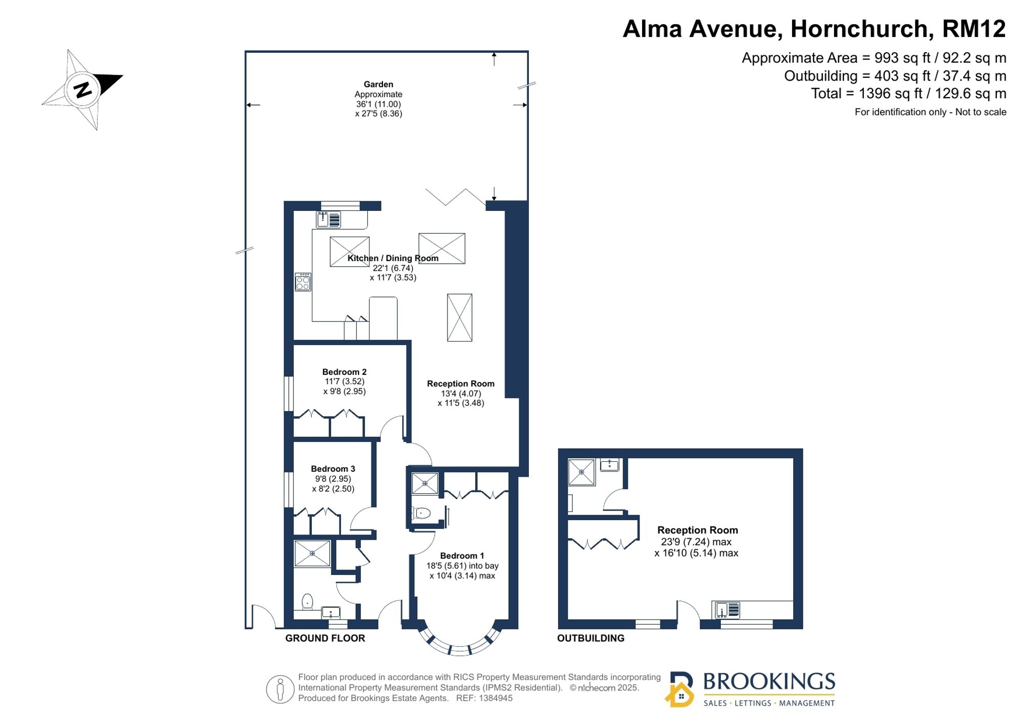 120 Alma Avenue, Hornchurch floorplan