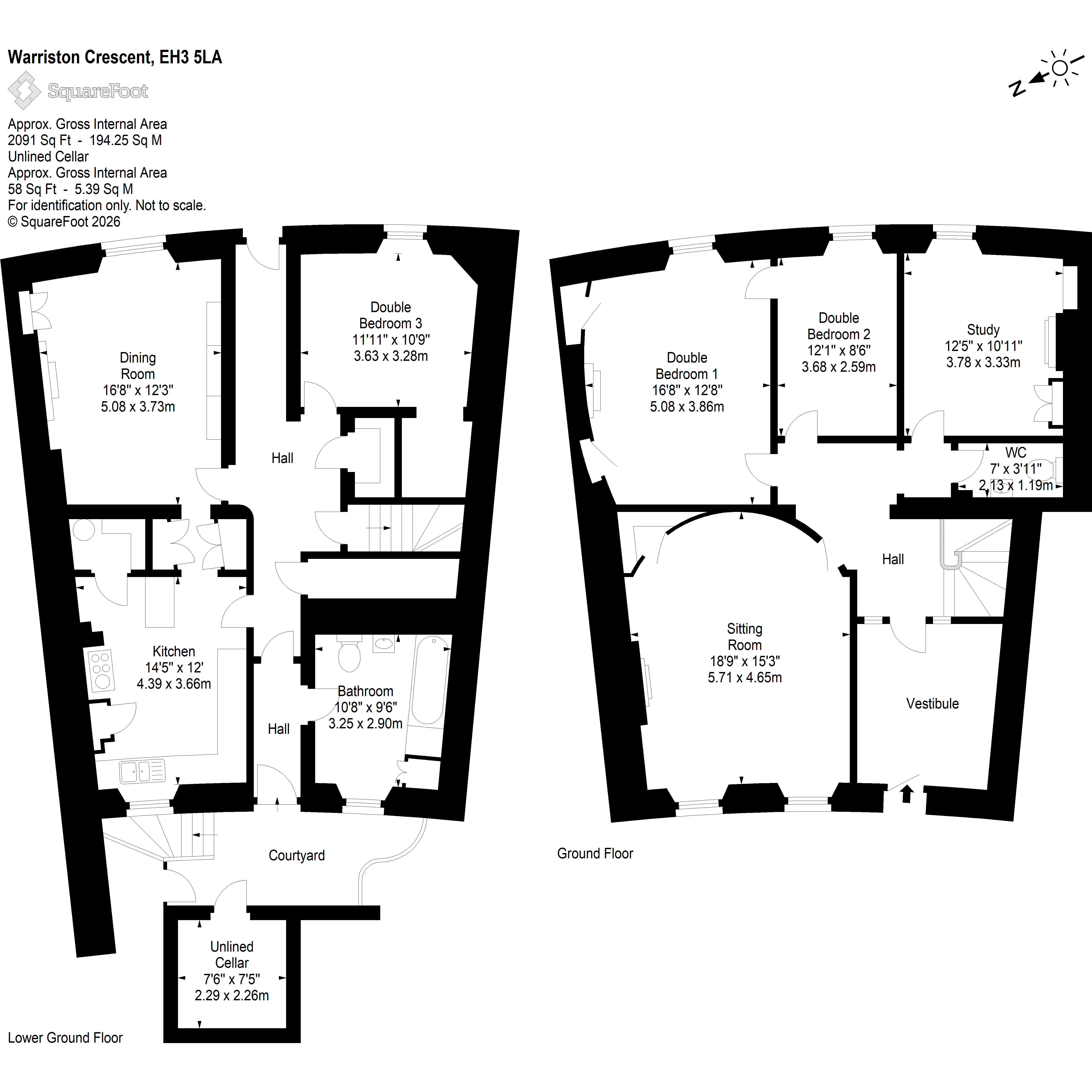 4, Warriston Crescent, Inverleith, Edinburgh, EH3 floorplan
