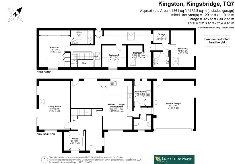 Oakley Cottage, Kingston floorplan